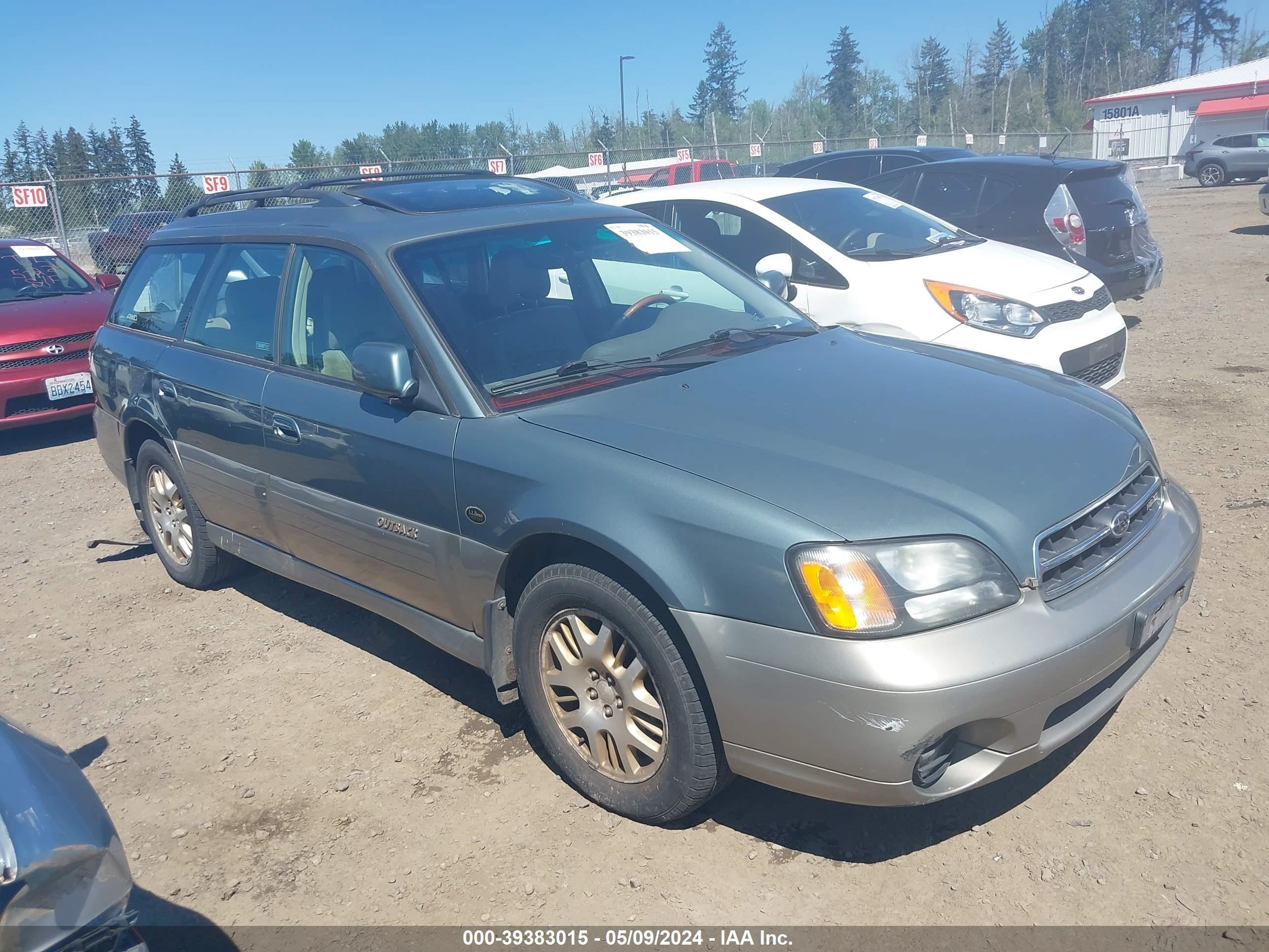 subaru outback 2001 4s3bh806817670229