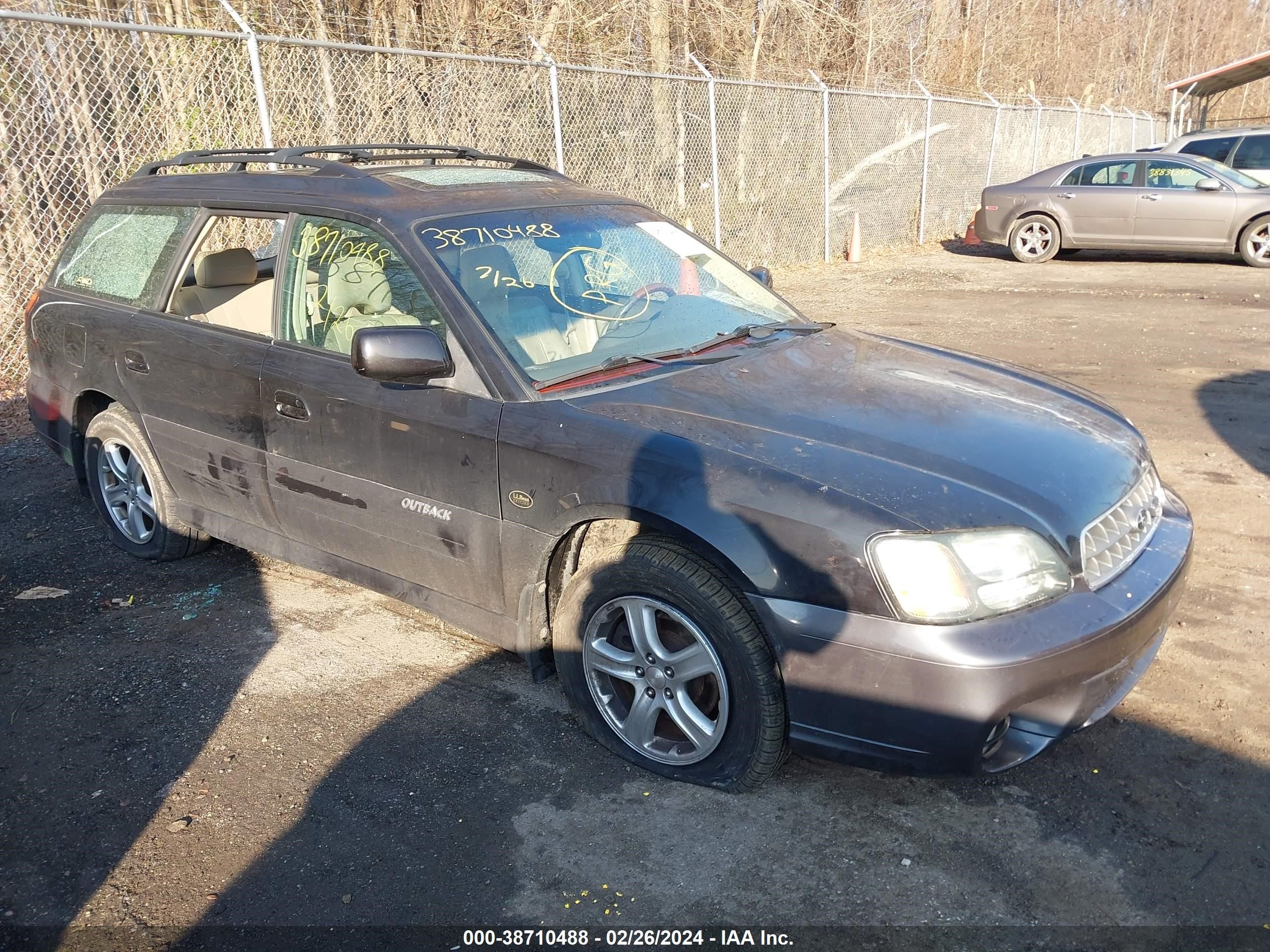 subaru outback 2004 4s3bh806x47606519