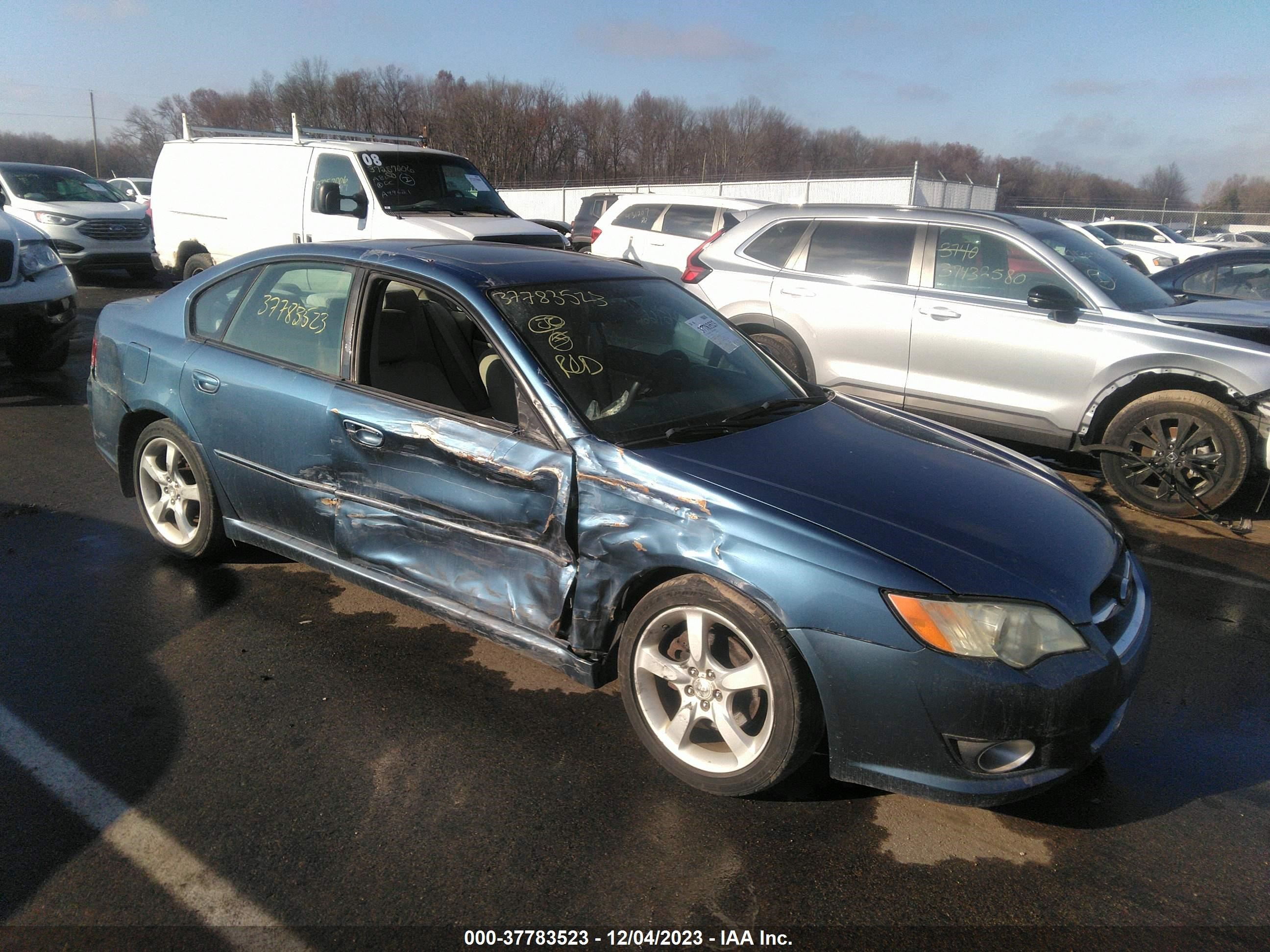 subaru legacy 2008 4s3bl616x87219153