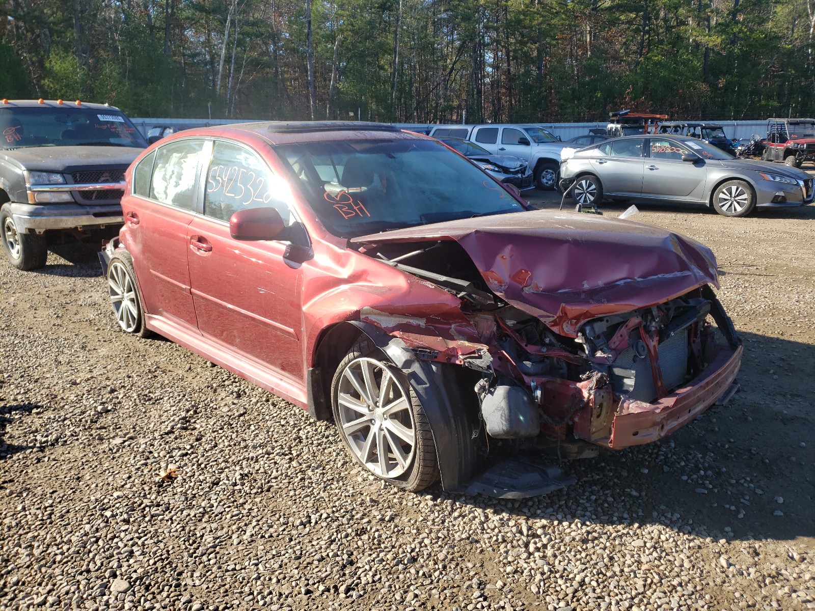 subaru legacy 2.5 2014 4s3bmbh60e3024905