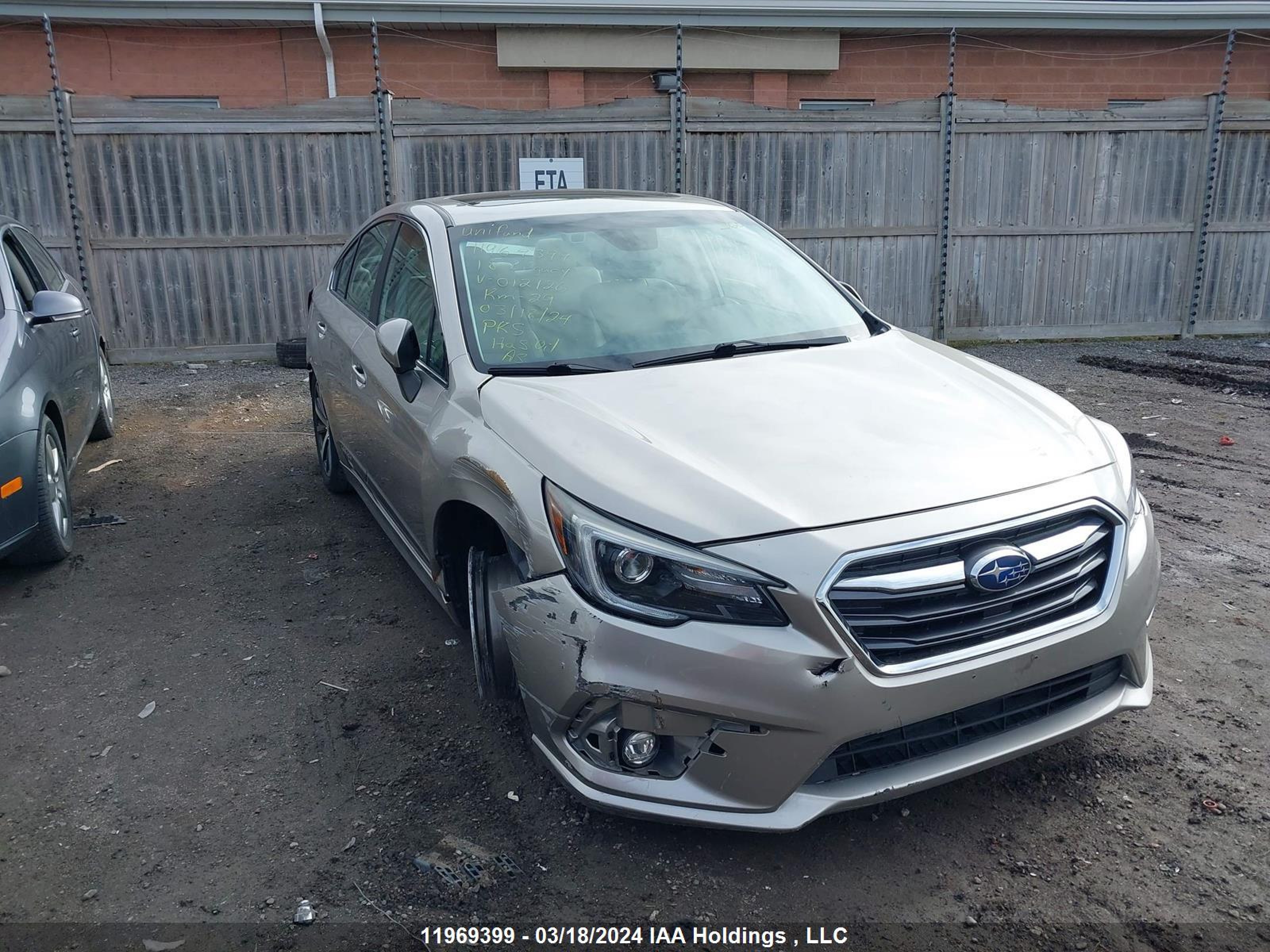 subaru legacy 2018 4s3bndn65j3012126