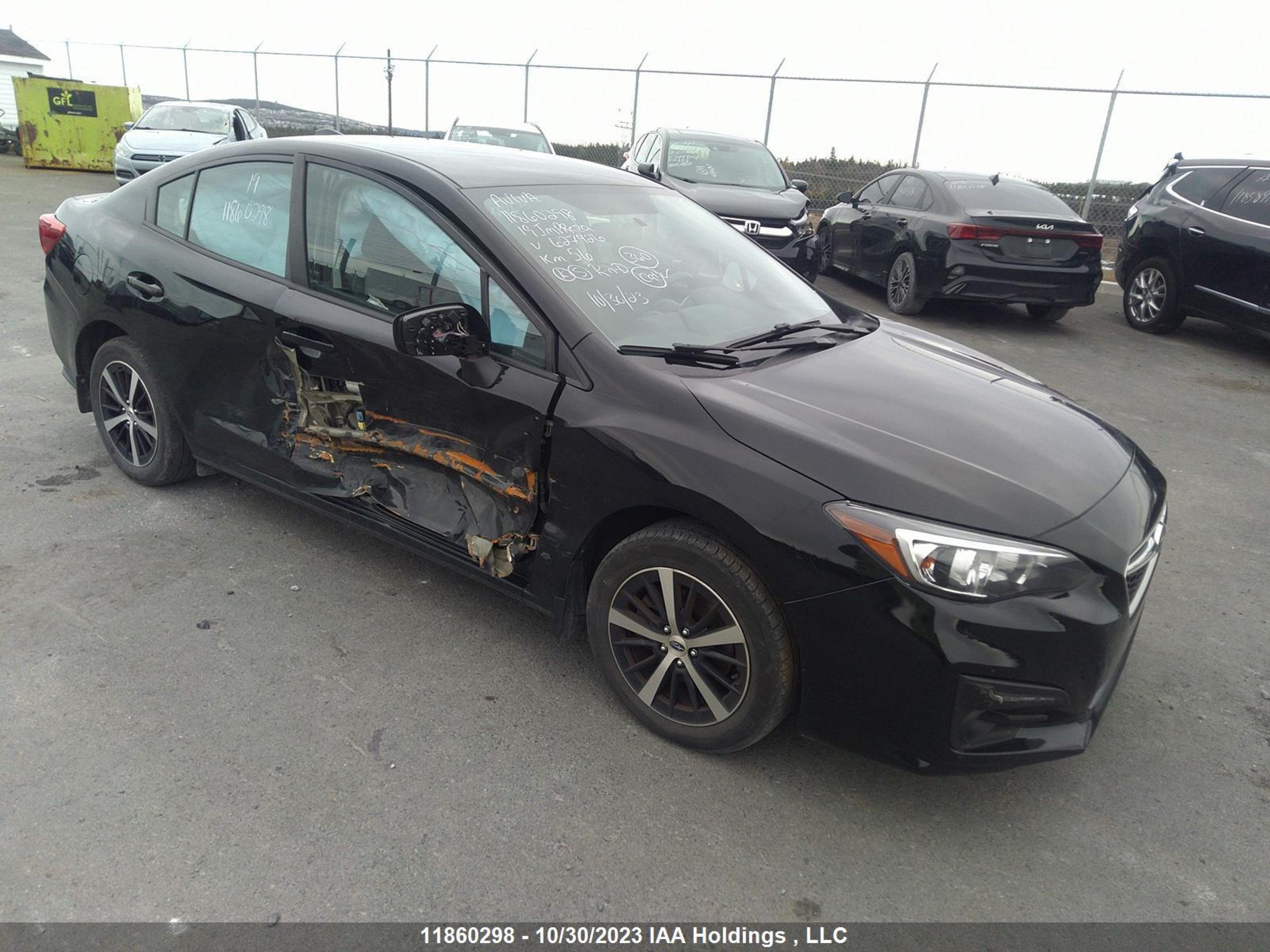 subaru impreza 2019 4s3gkac60k3627426