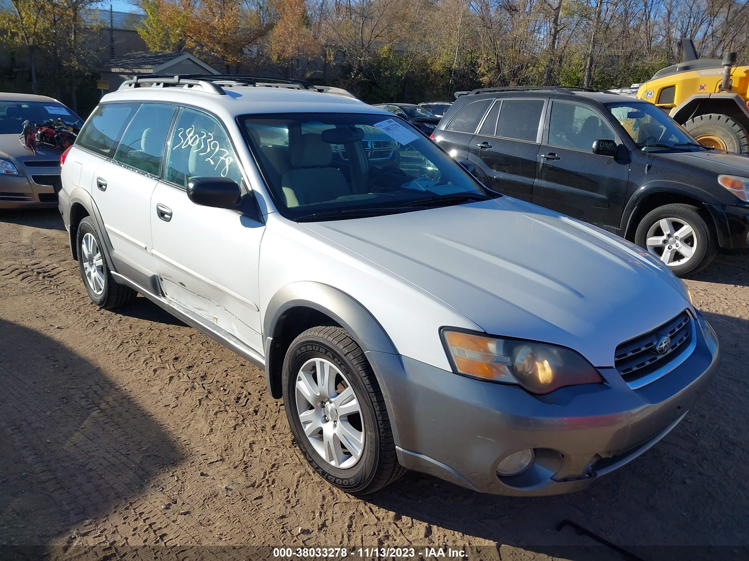 subaru outback 2005 4s4bp61c057344485