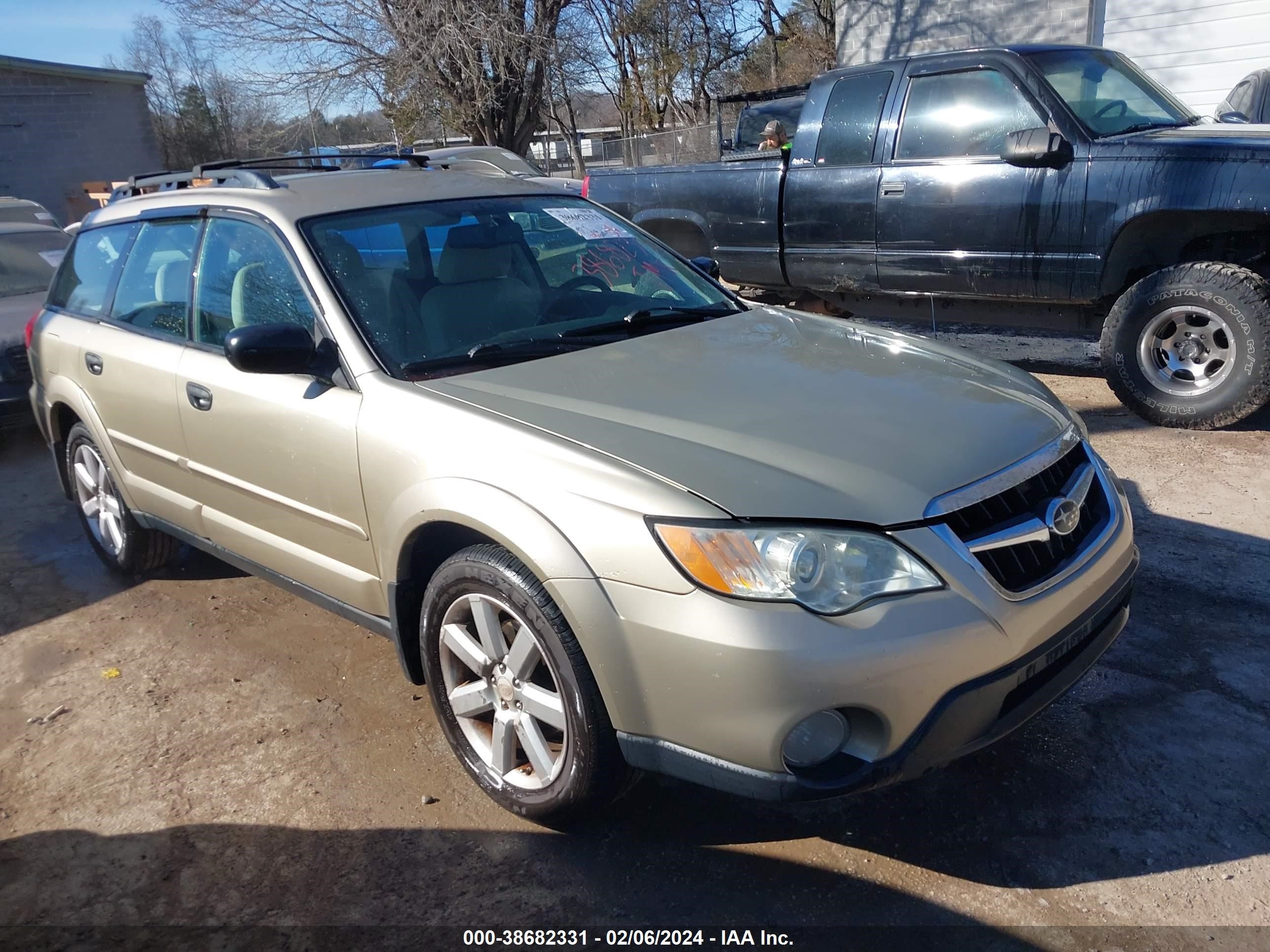 subaru outback 2008 4s4bp61c087338187