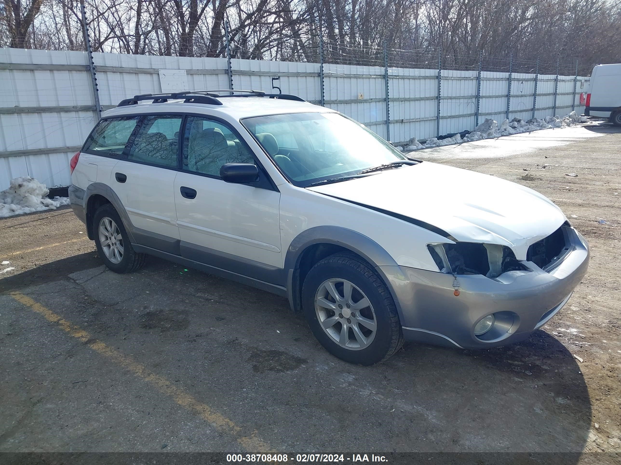 subaru outback 2005 4s4bp61c357319578