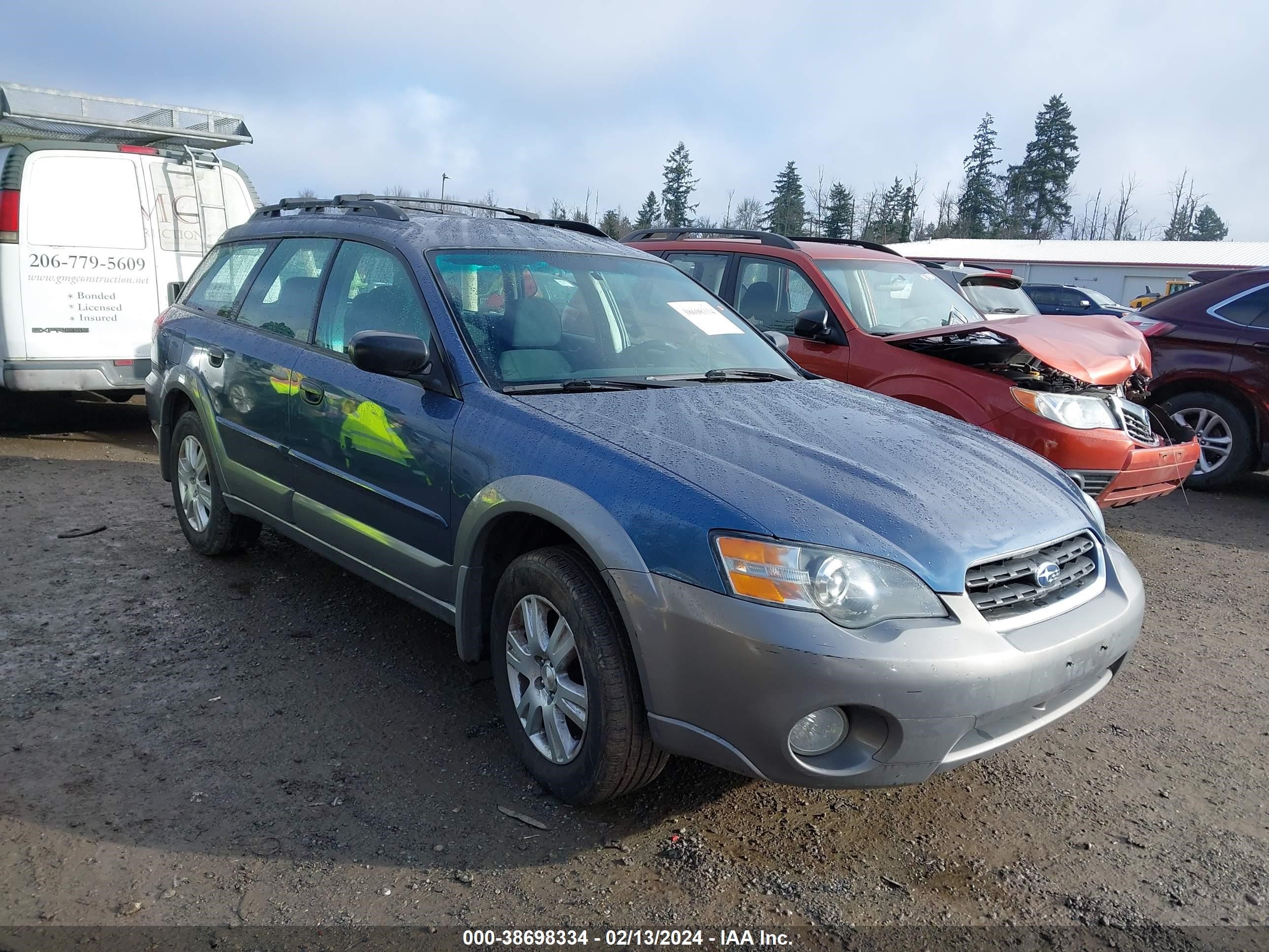 subaru outback 2005 4s4bp61c557370693