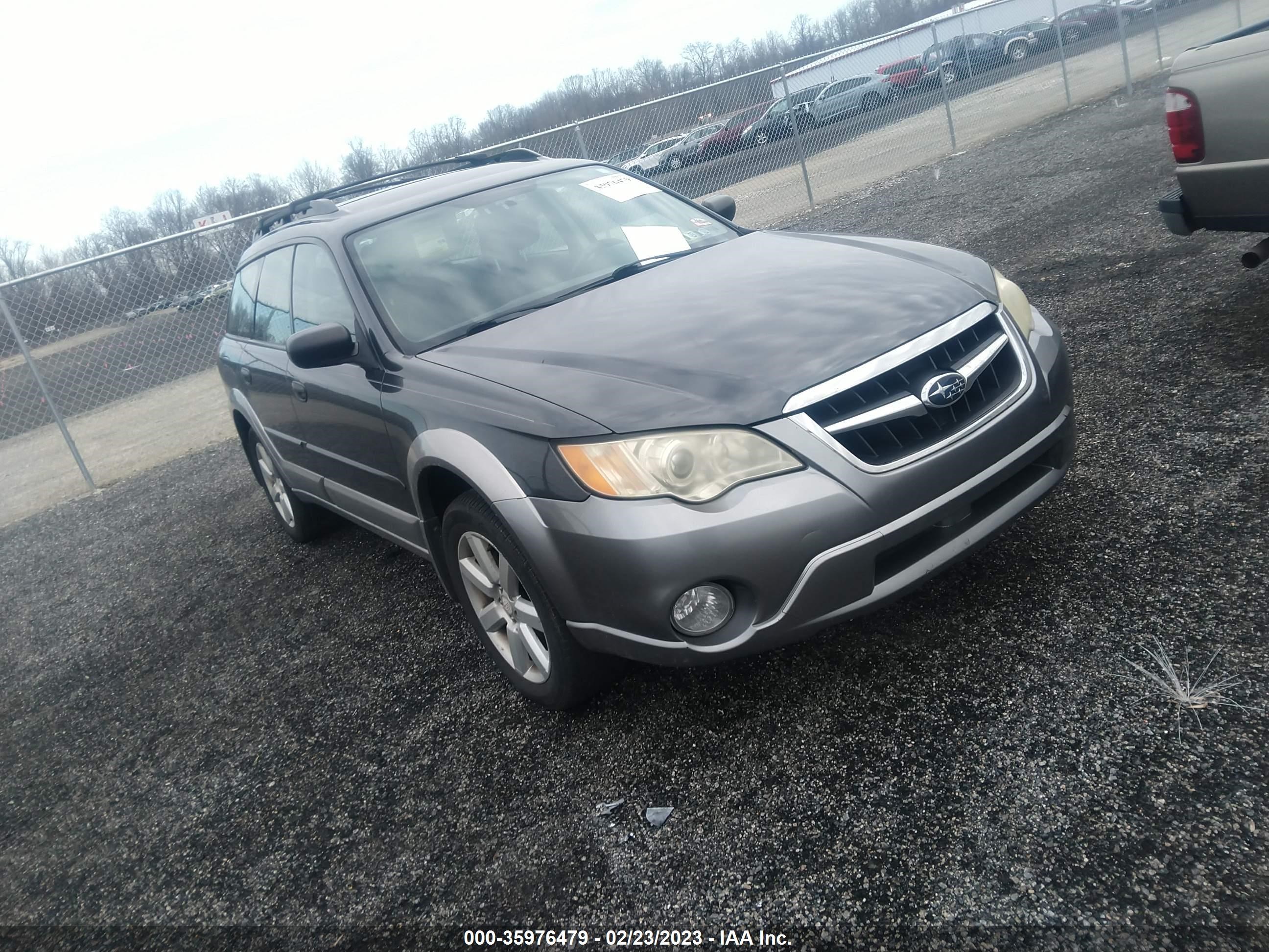 subaru outback 2009 4s4bp61c597312508