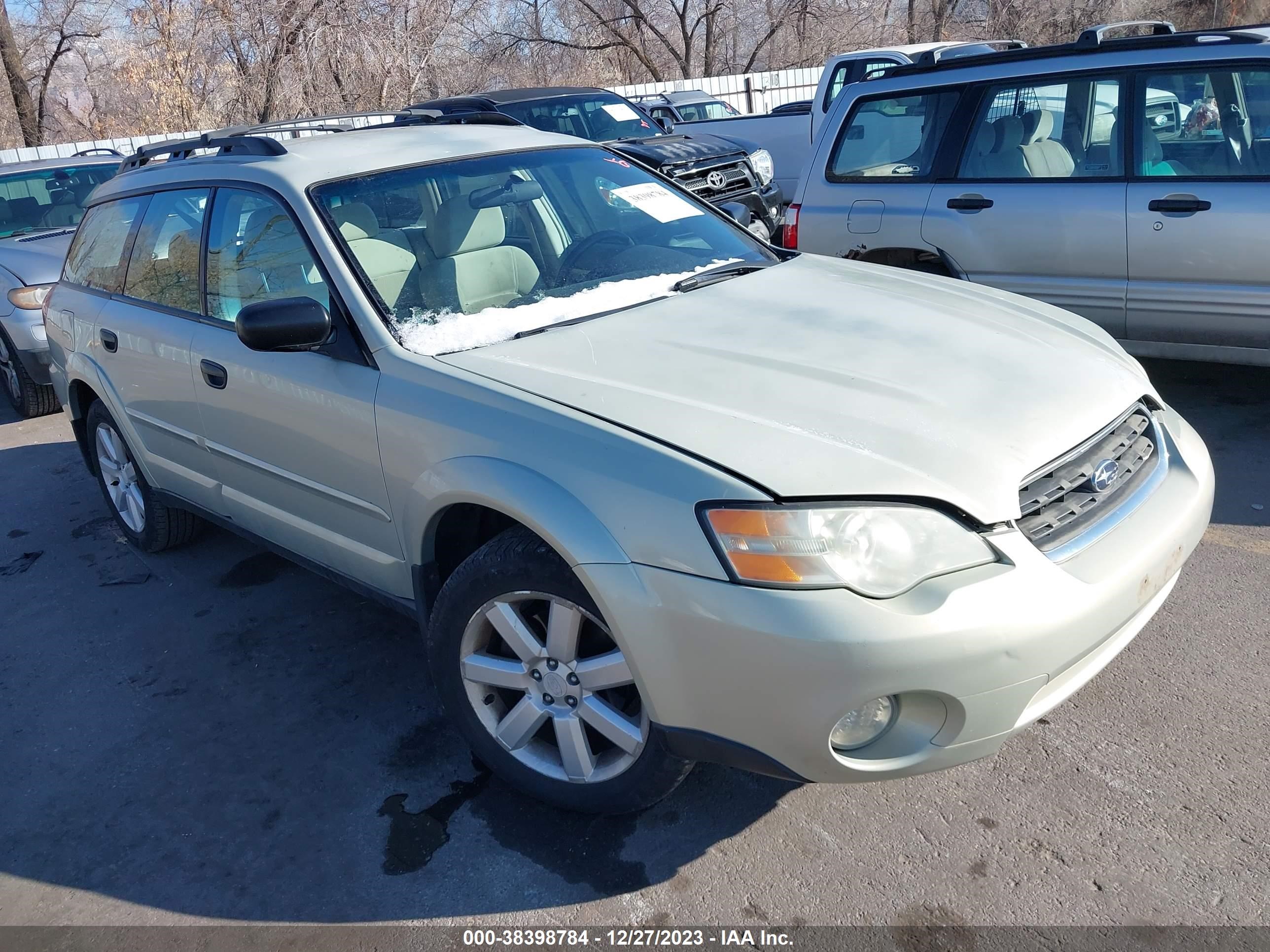 subaru outback 2006 4s4bp61c667356593