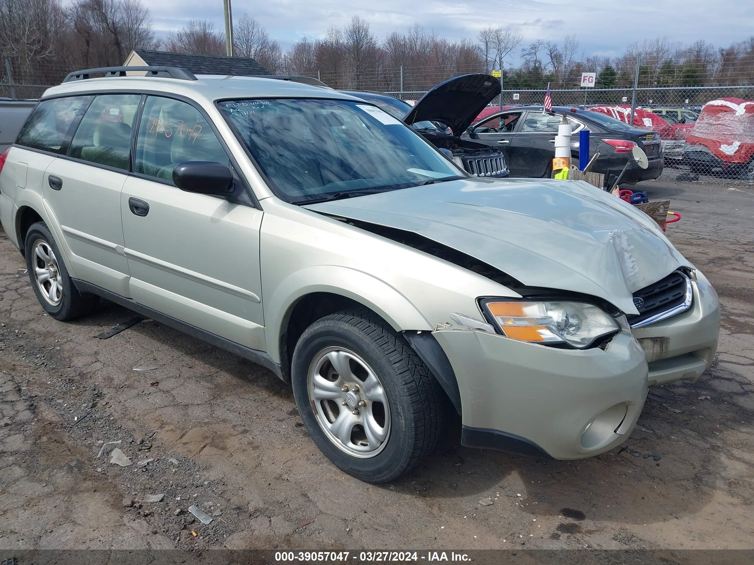 subaru outback 2007 4s4bp61c677322753