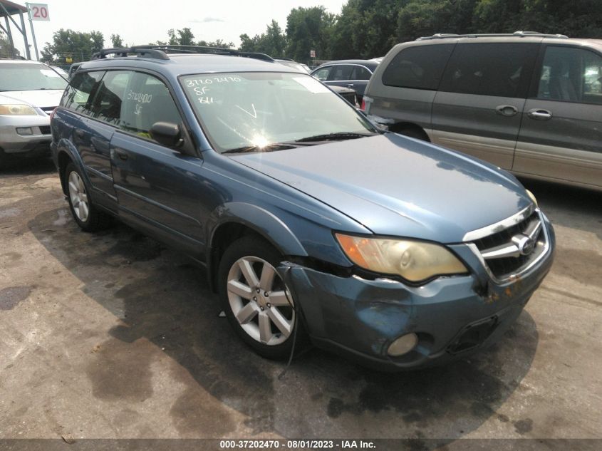 subaru outback 2008 4s4bp61c687334595