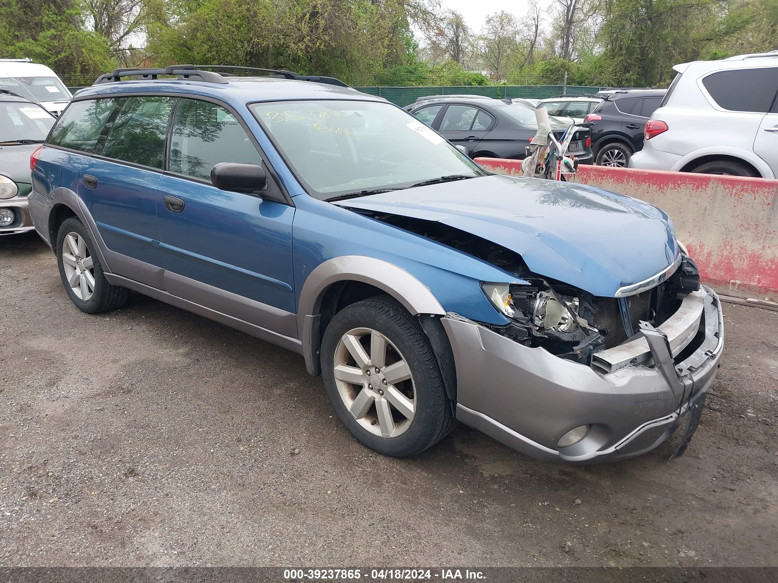 subaru outback 2008 4s4bp61c887312842