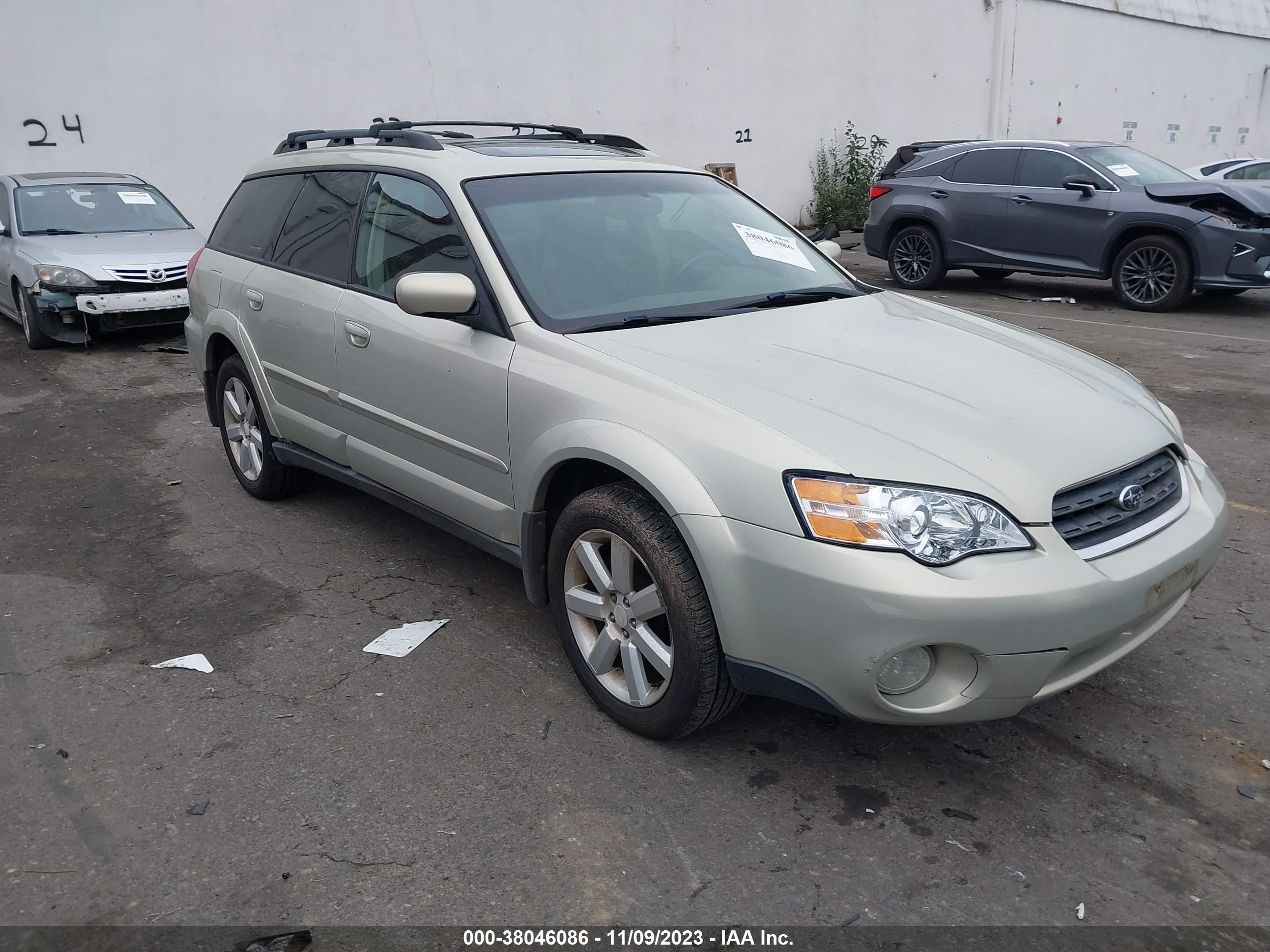 subaru outback 2006 4s4bp62c167334435