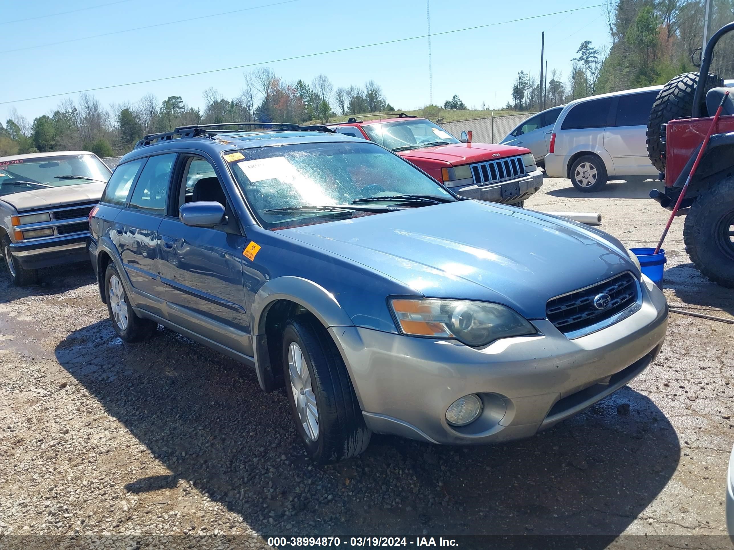 subaru outback 2005 4s4bp62c757373965