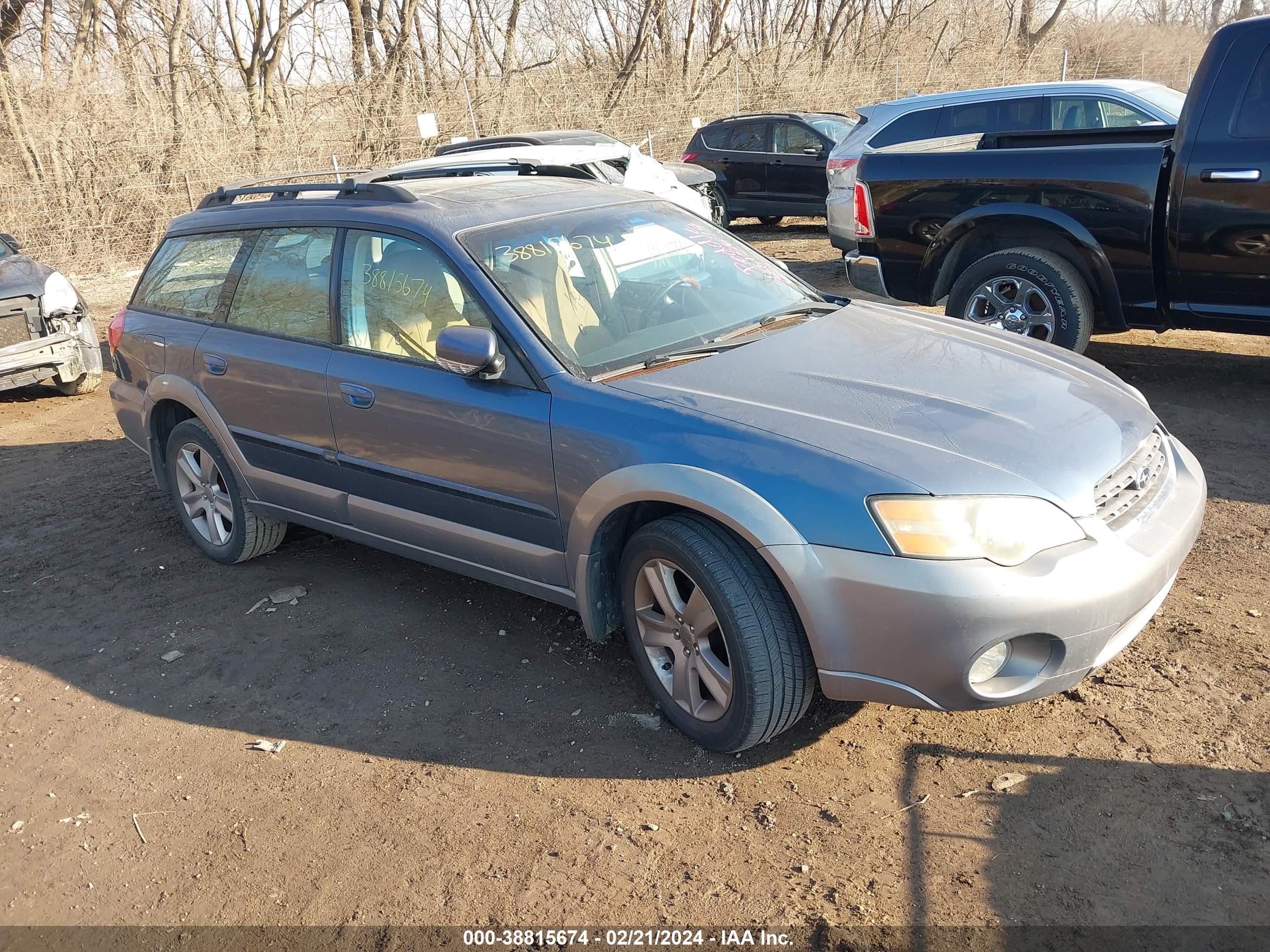 subaru outback 2005 4s4bp86c454348402