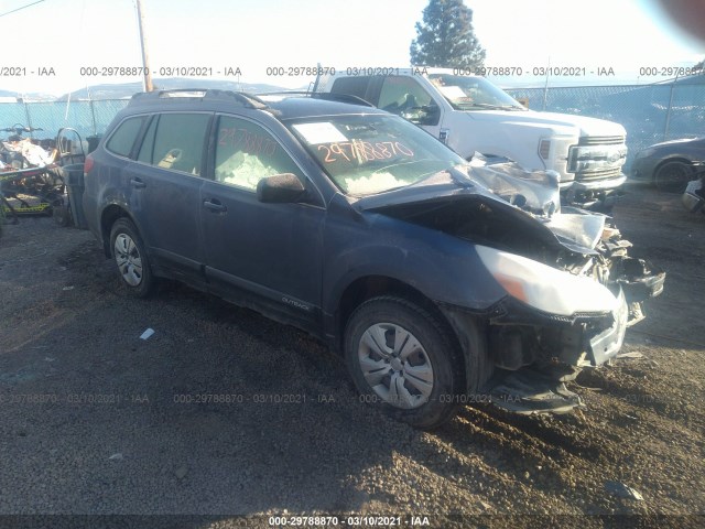 subaru outback 2013 4s4brbac1d1252208