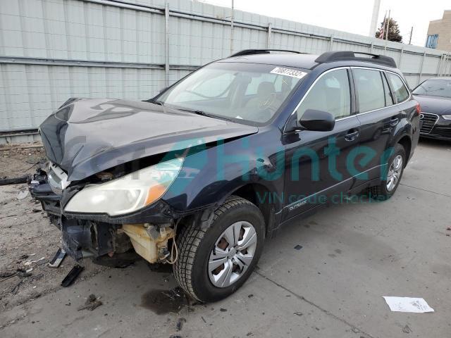 subaru outback 2. 2013 4s4brcac1d1280726