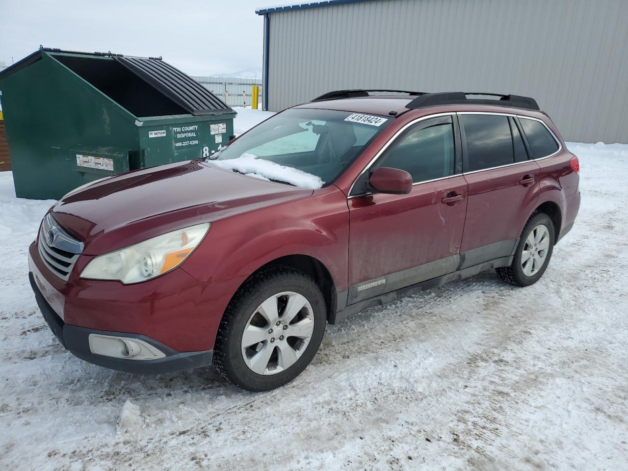 subaru outback 2011 4s4brccc1b3317501