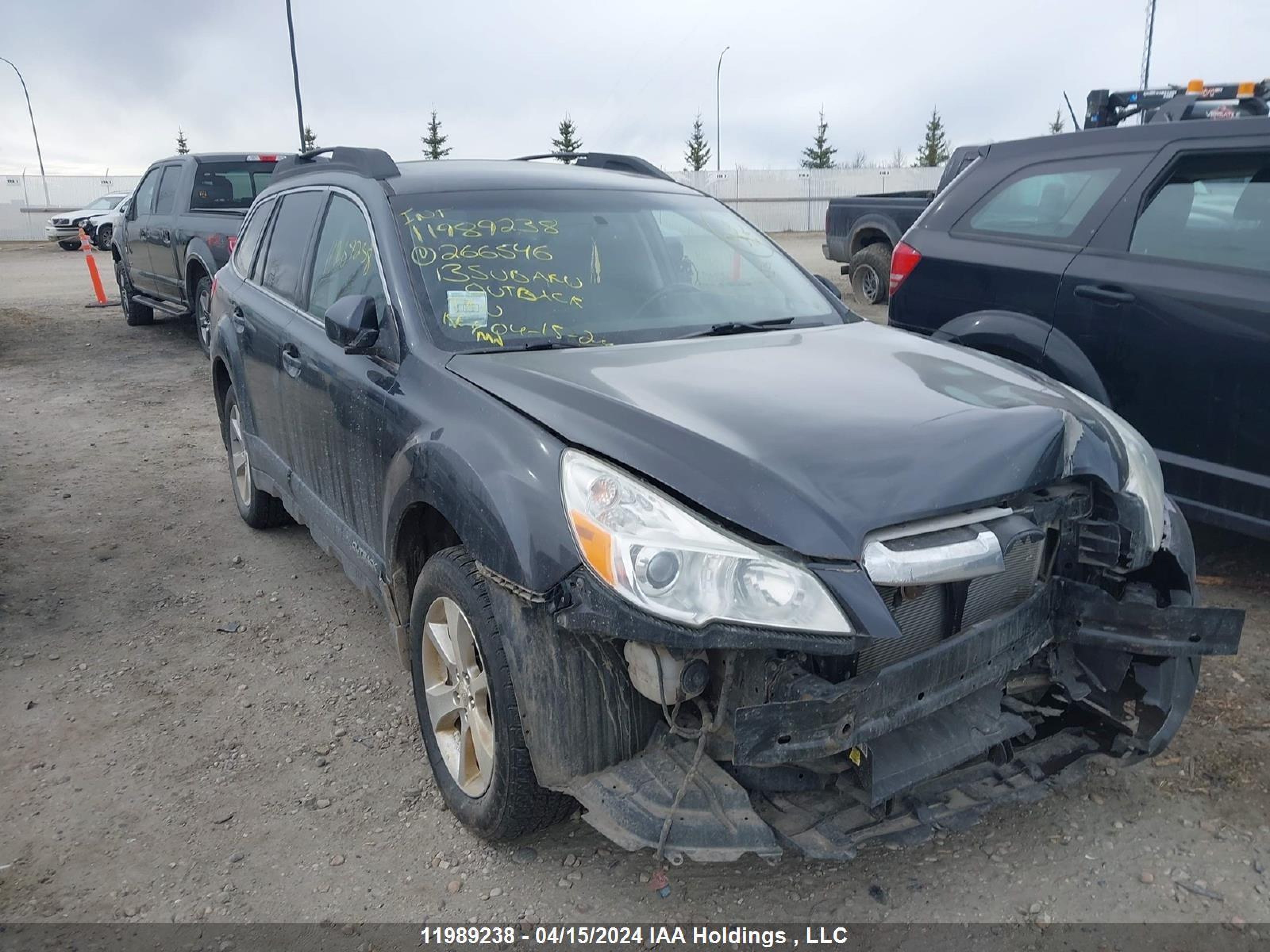 subaru outback 2013 4s4brjlc1d2266546