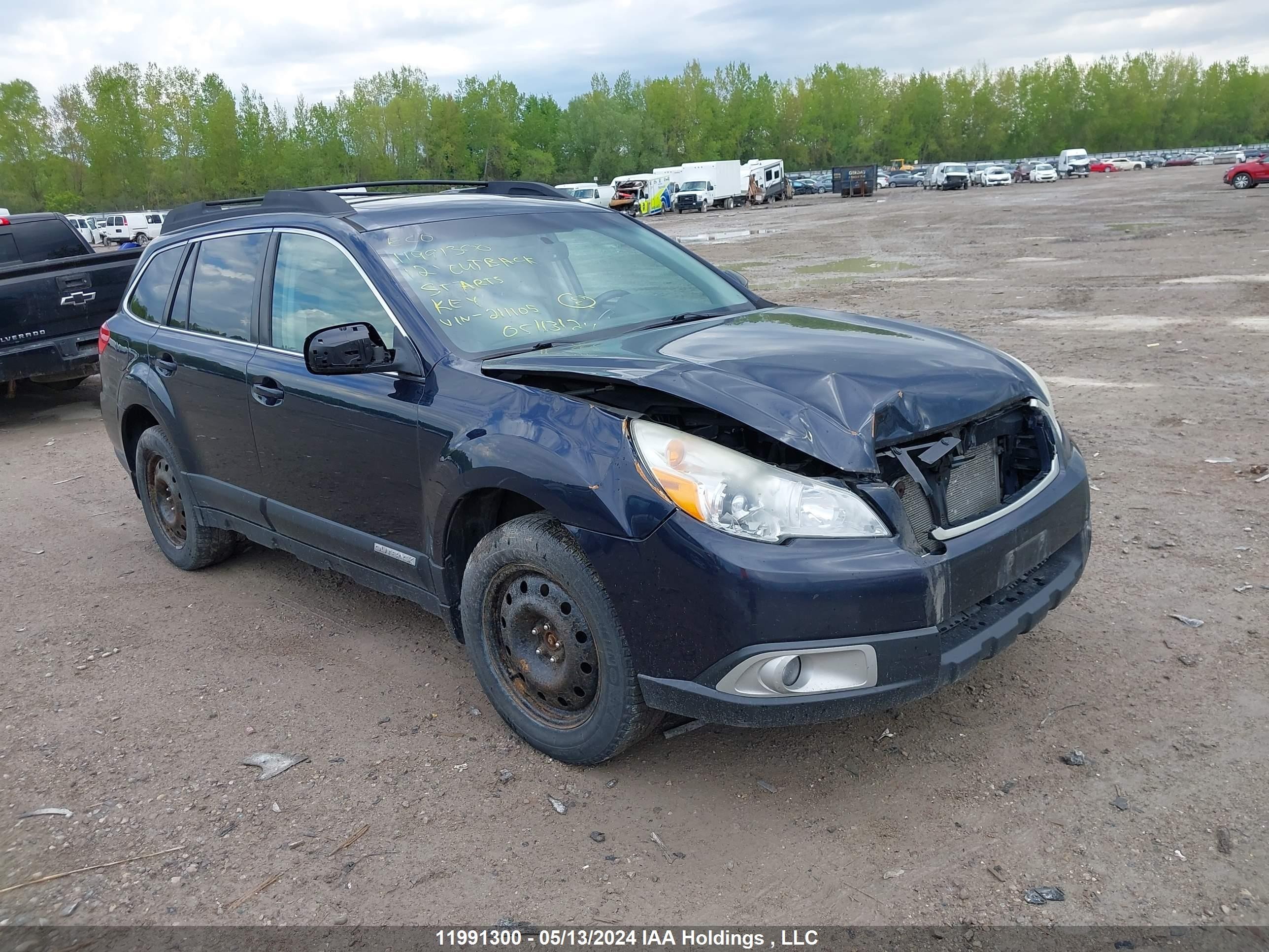 subaru outback 2012 4s4brjmc8c2211105