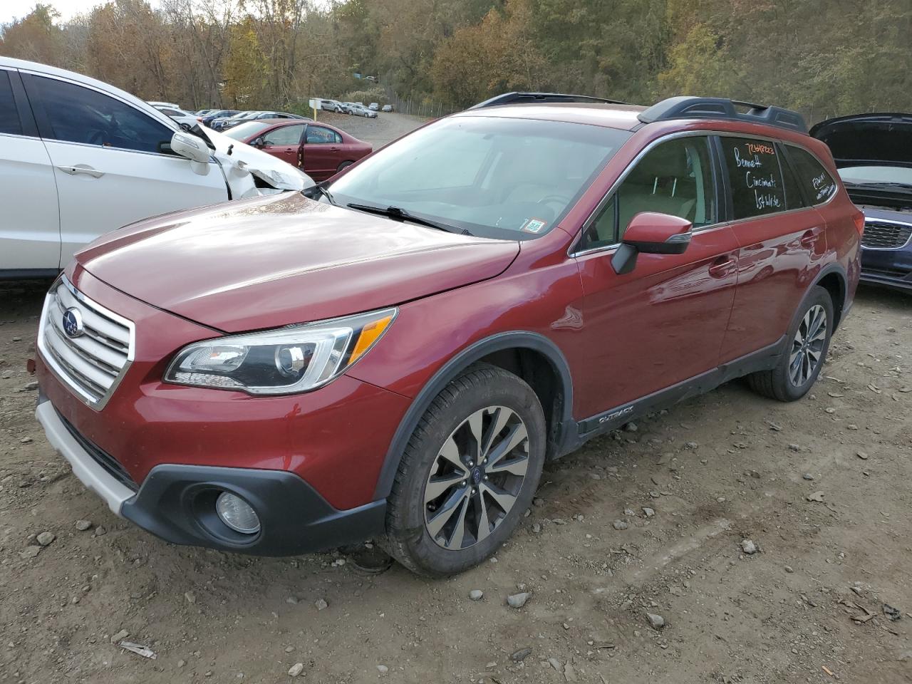 subaru outback 2016 4s4bsajc5g3346230