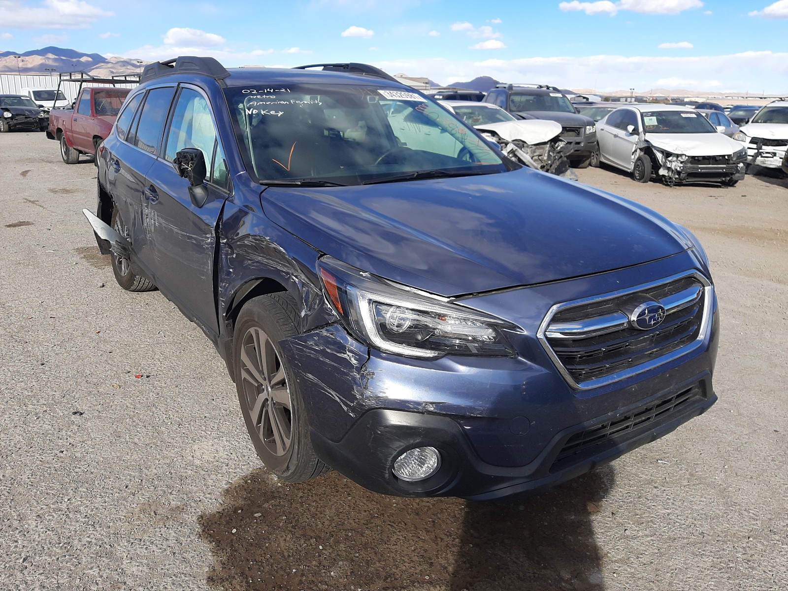 subaru outback 2. 2018 4s4bsanc4j3282649