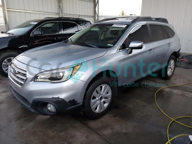 subaru outback 2. 2016 4s4bsbhc2g3218782