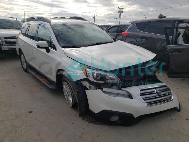 subaru outback 2. 2016 4s4bsbhc5g3239626