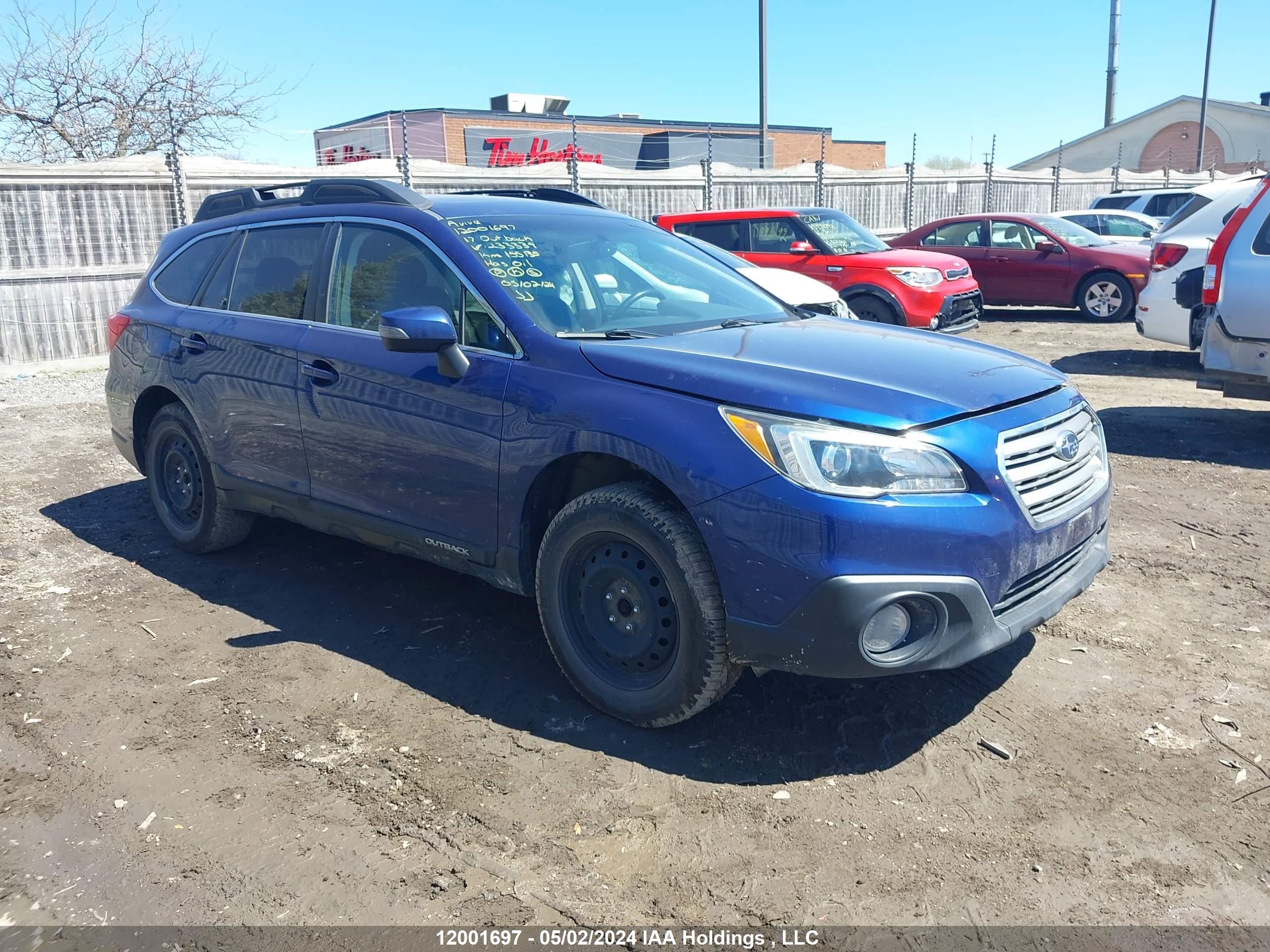 subaru outback 2017 4s4bscdc9h3233339