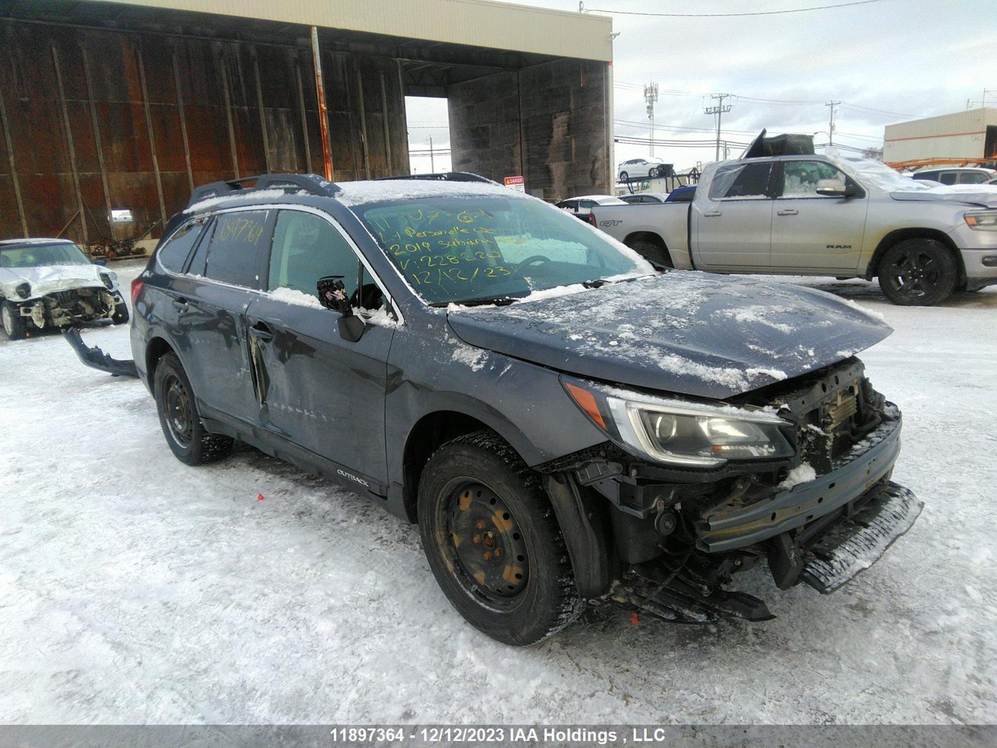 subaru outback 2019 4s4bsdac1k3228220