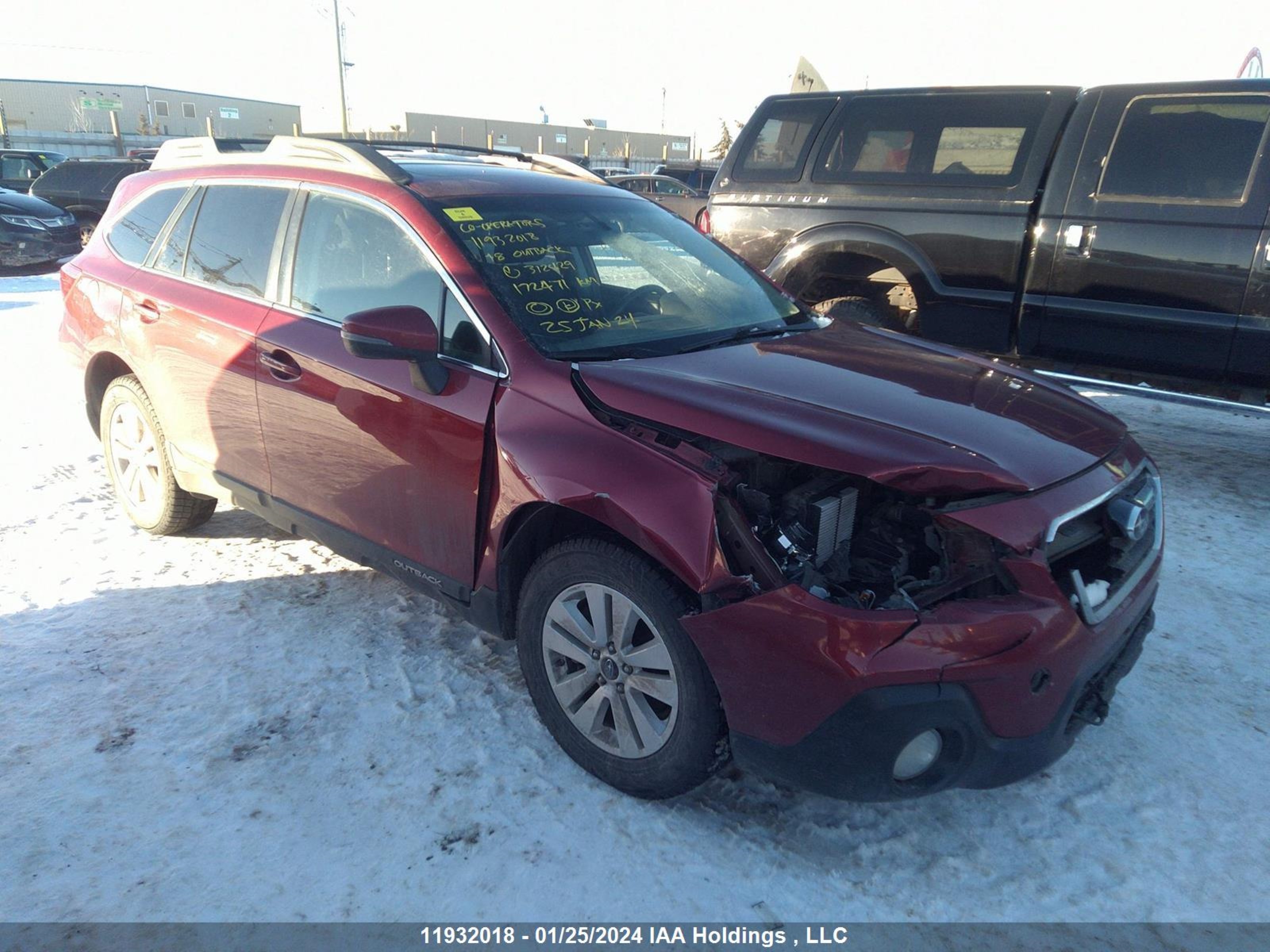 subaru outback 2018 4s4bsddc6j3312429