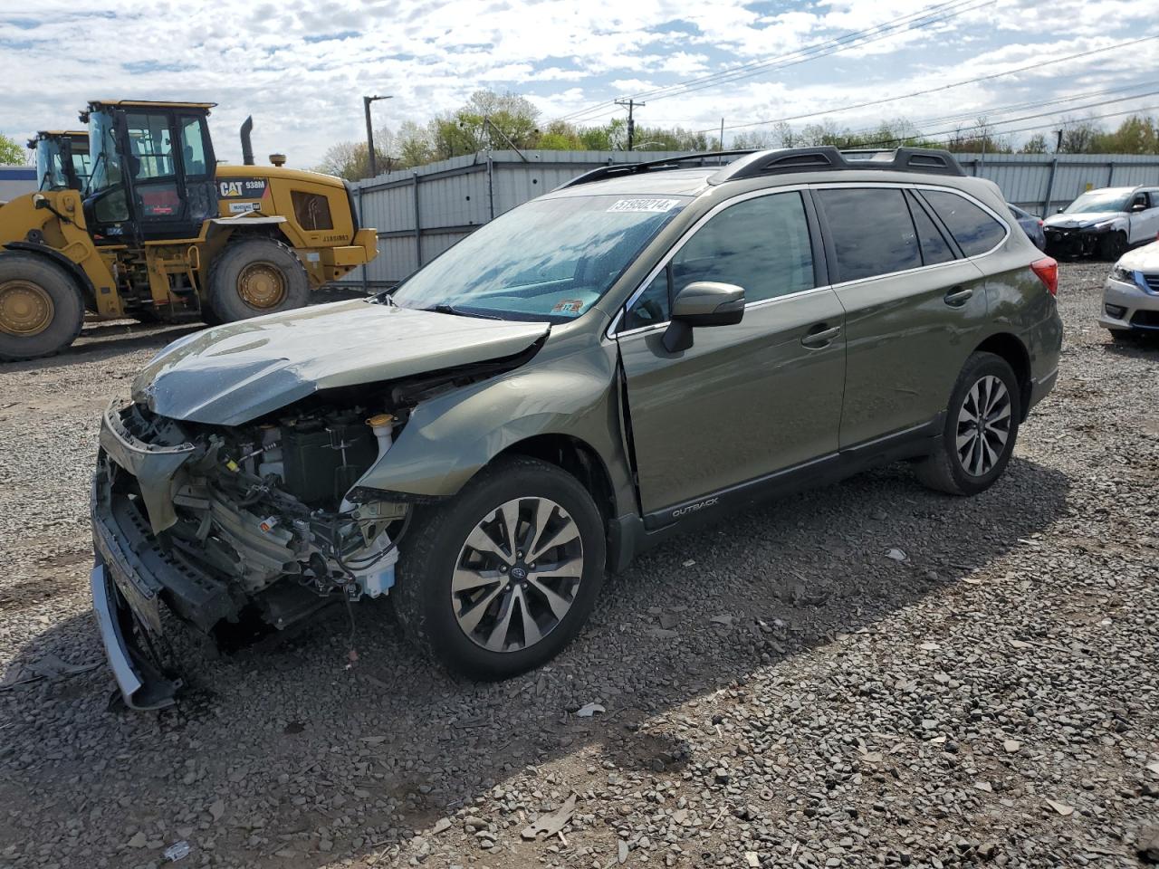 subaru outback 2017 4s4bsenc8h3305271