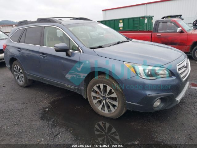 subaru outback 2017 4s4bsenc8h3328887