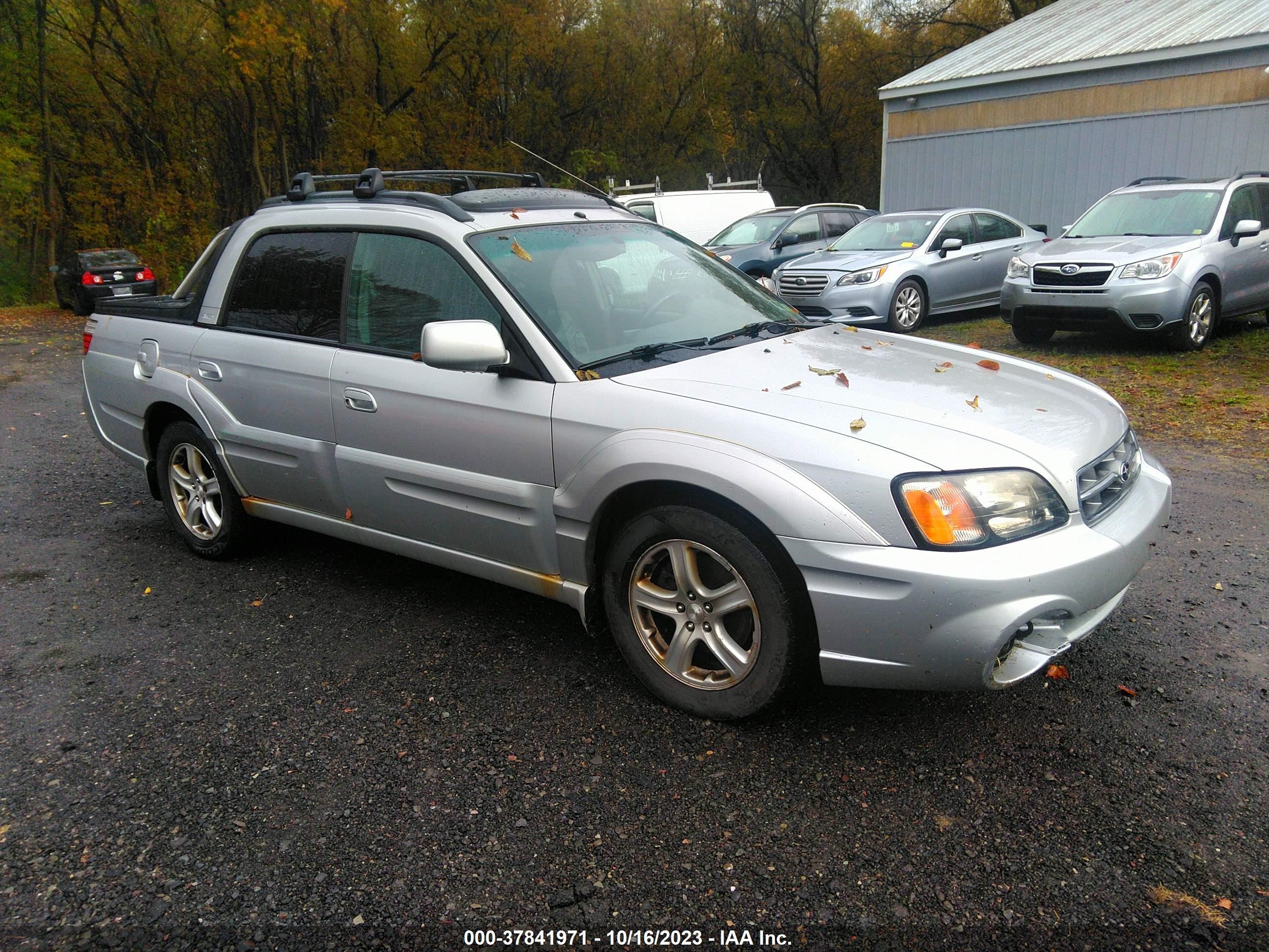 subaru baja 2003 4s4bt61c037104488