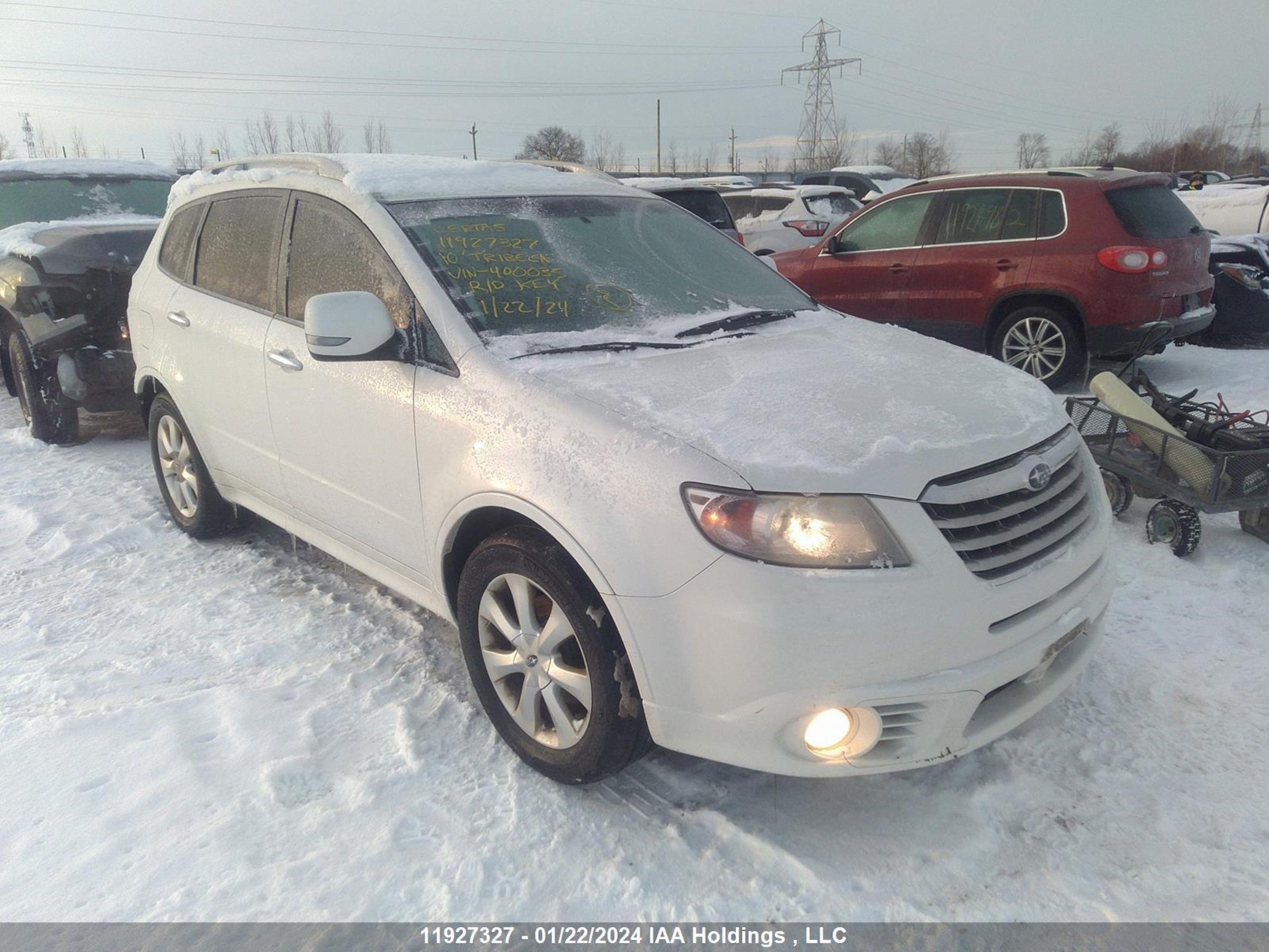 subaru tribeca 2010 4s4wx9jdxa4400035