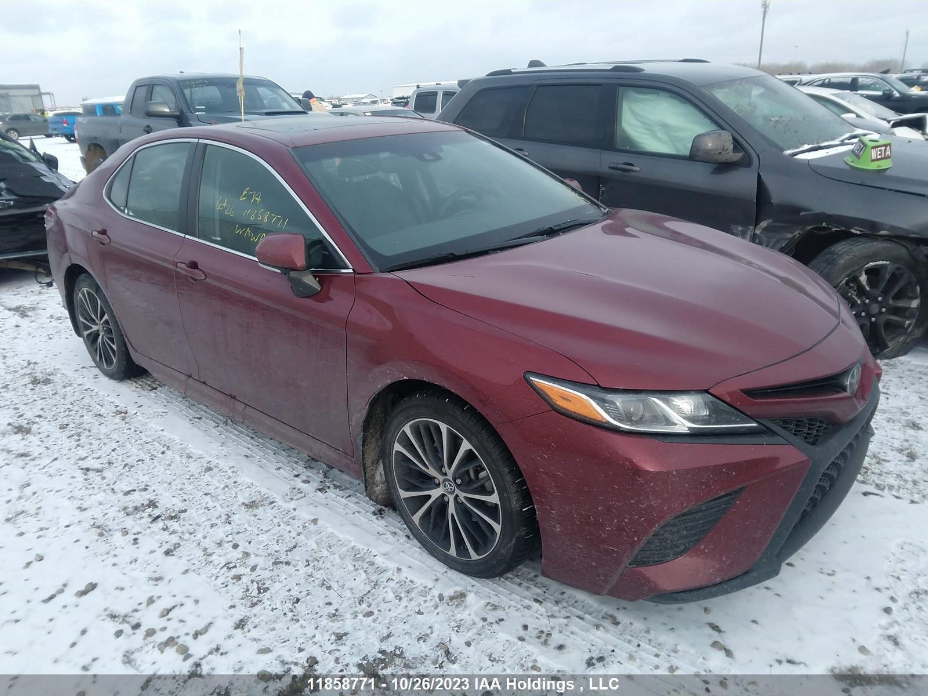 toyota camry 2018 4t1b11hk3ju599001