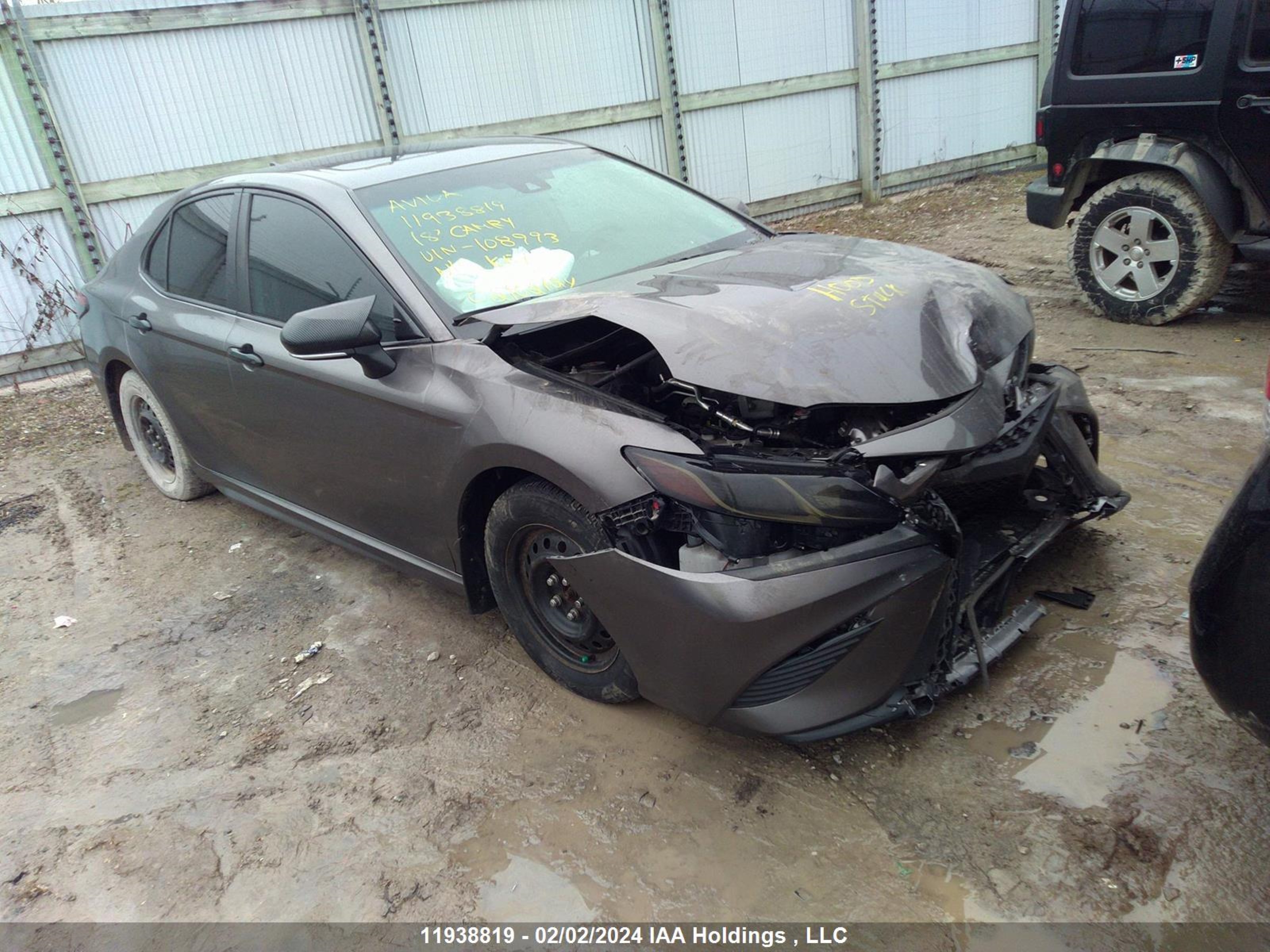 toyota camry 2018 4t1b11hk5ju108993