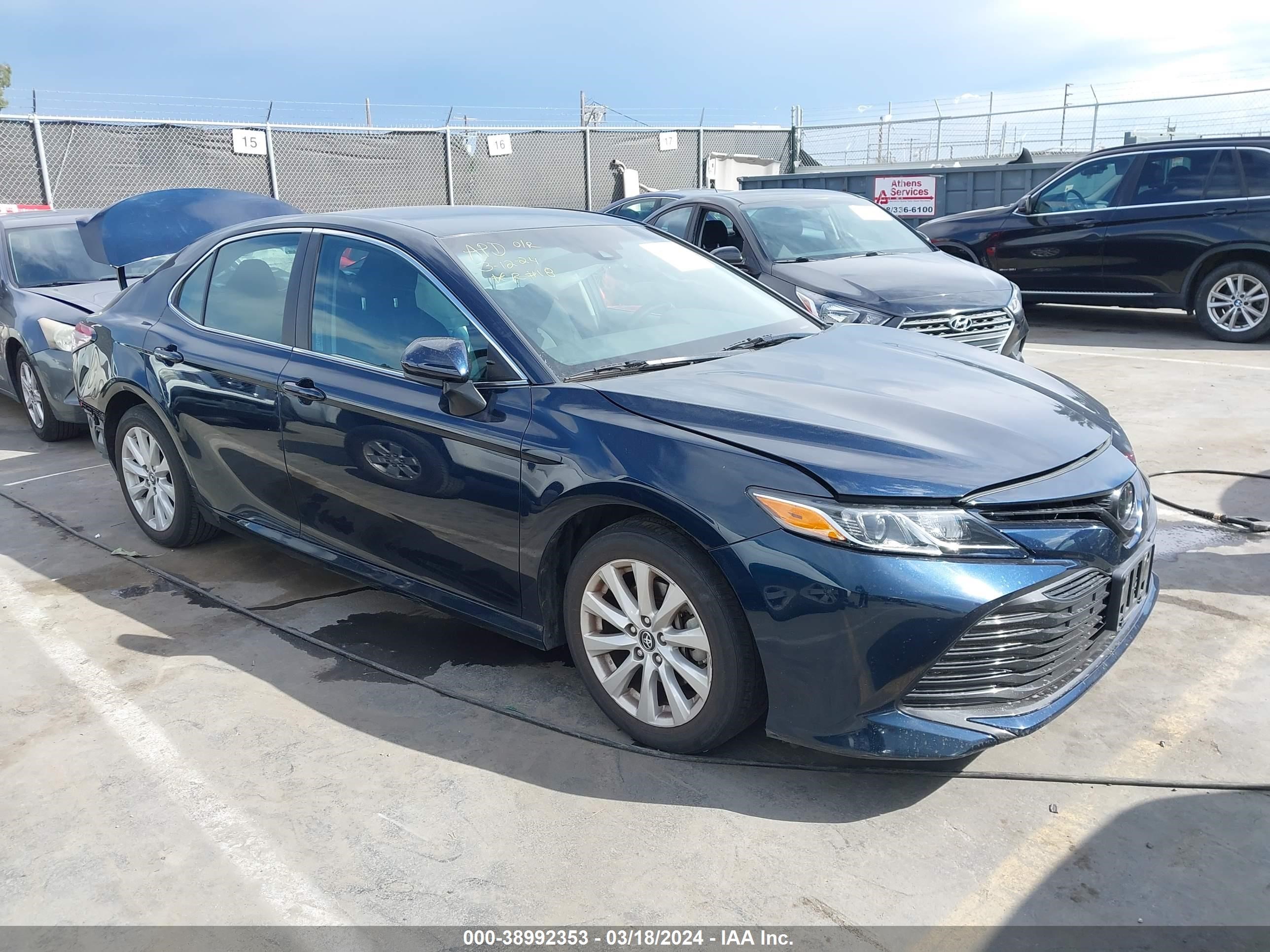 toyota camry 2018 4t1b11hk7ju655215