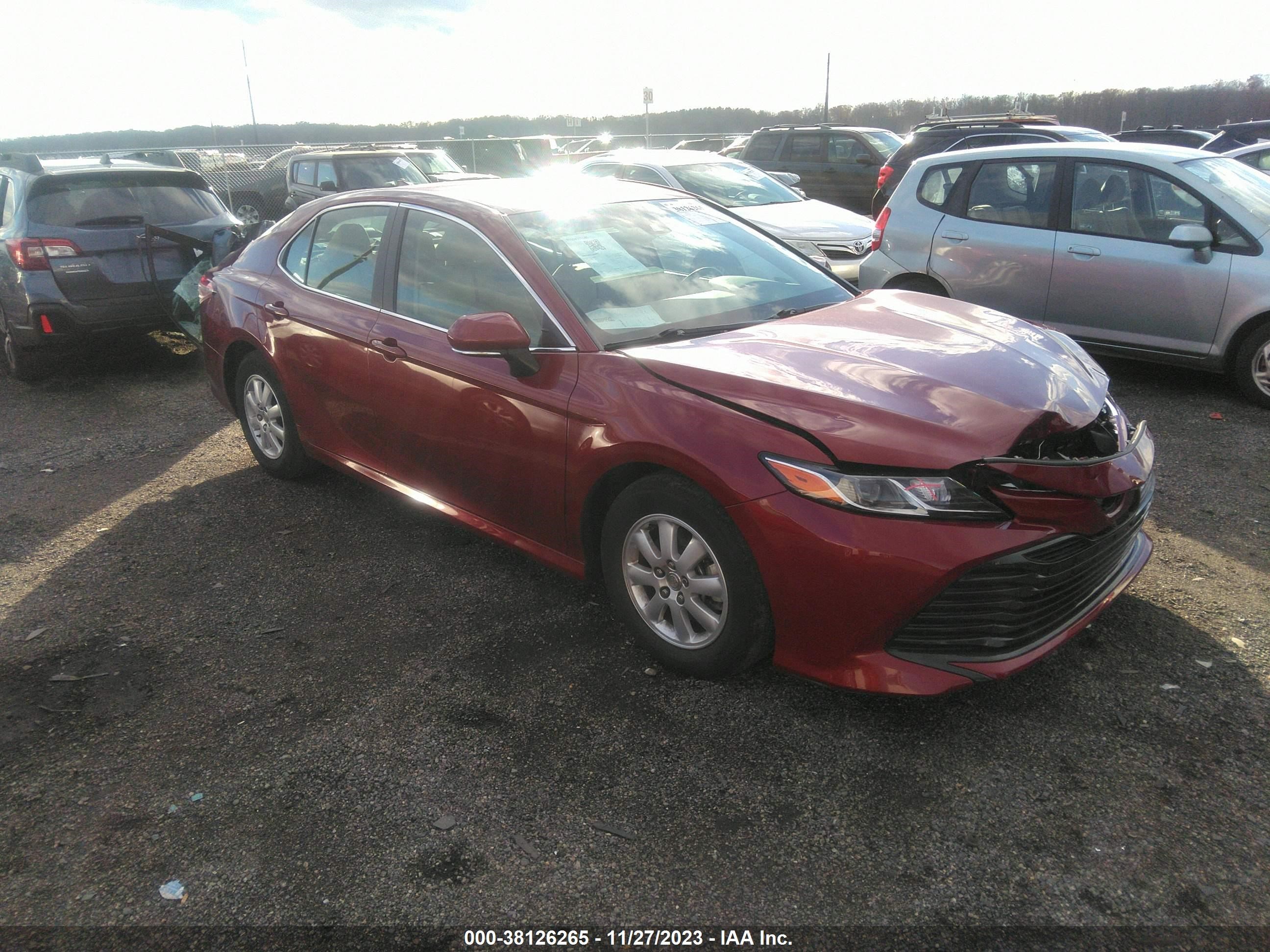 toyota camry 2019 4t1b11hk8ku838513