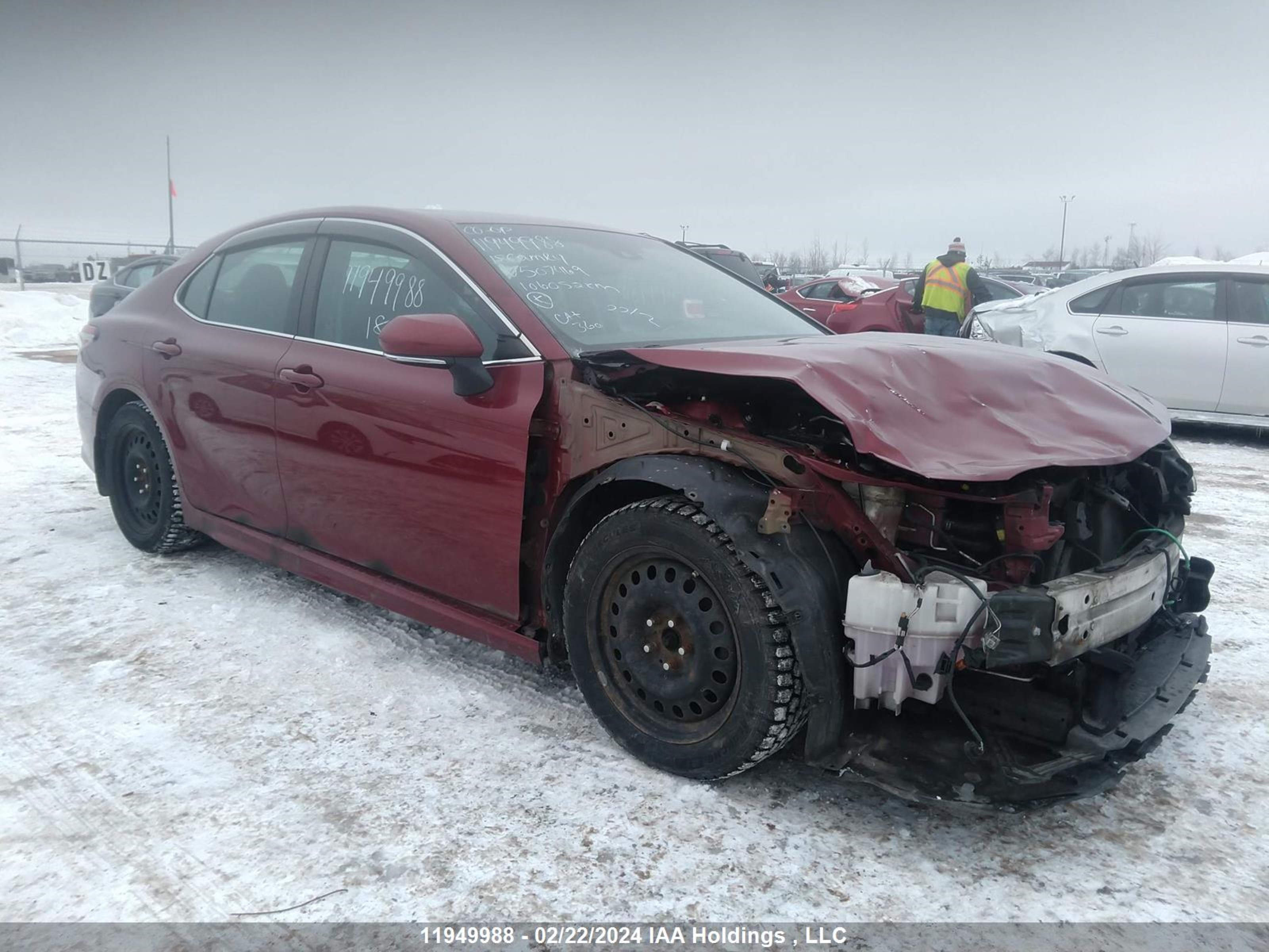 toyota camry 2018 4t1b21hk4ju507469