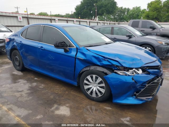 toyota camry hybrid 2019 4t1b31hk1ku006392