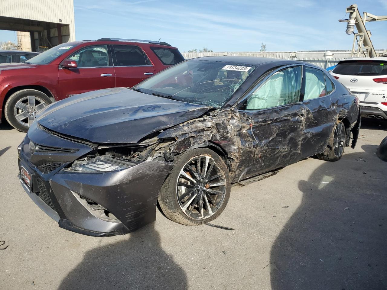 toyota camry 2018 4t1b61hk7ju021694