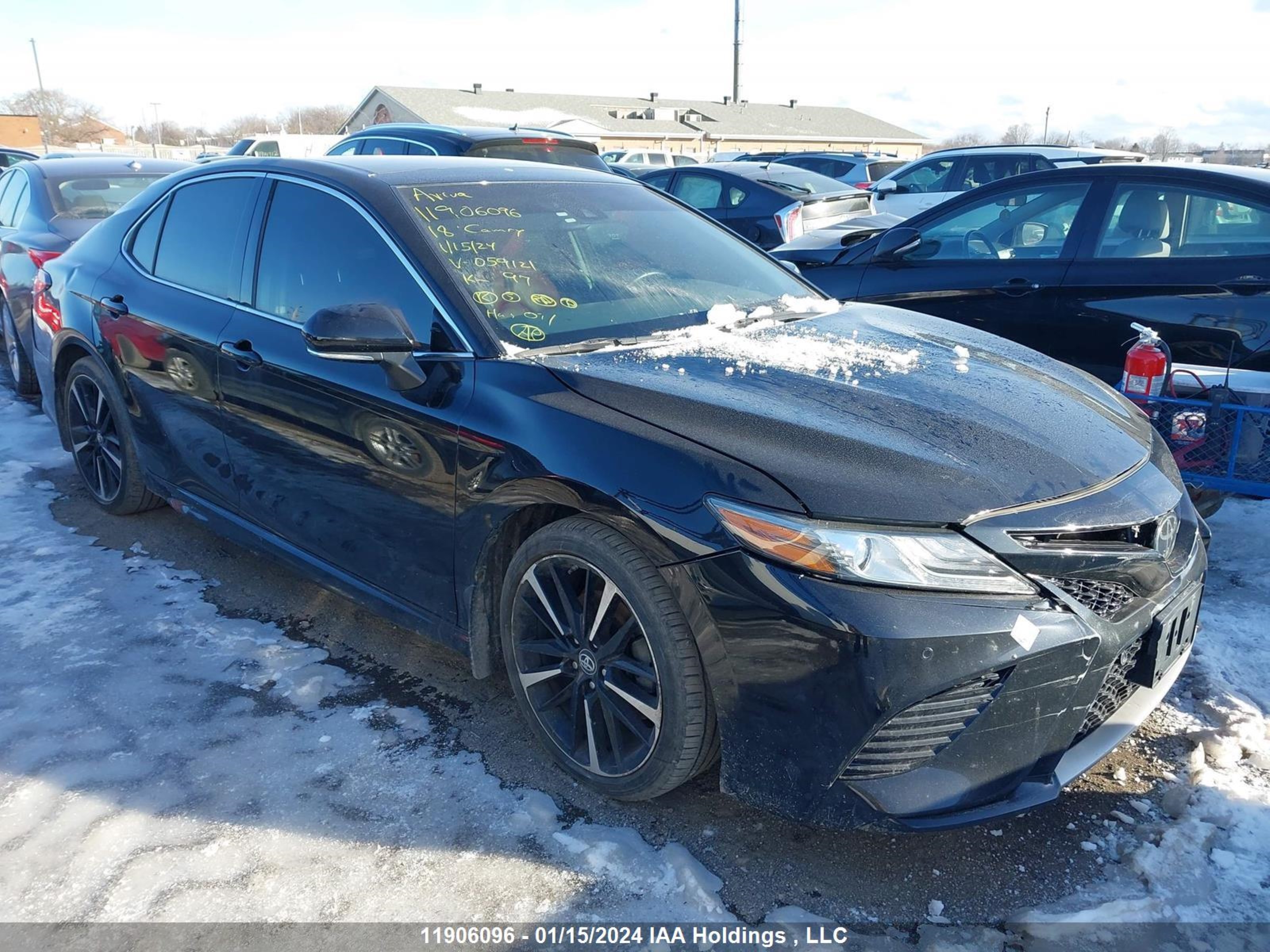 toyota camry 2018 4t1b61hk7ju059121