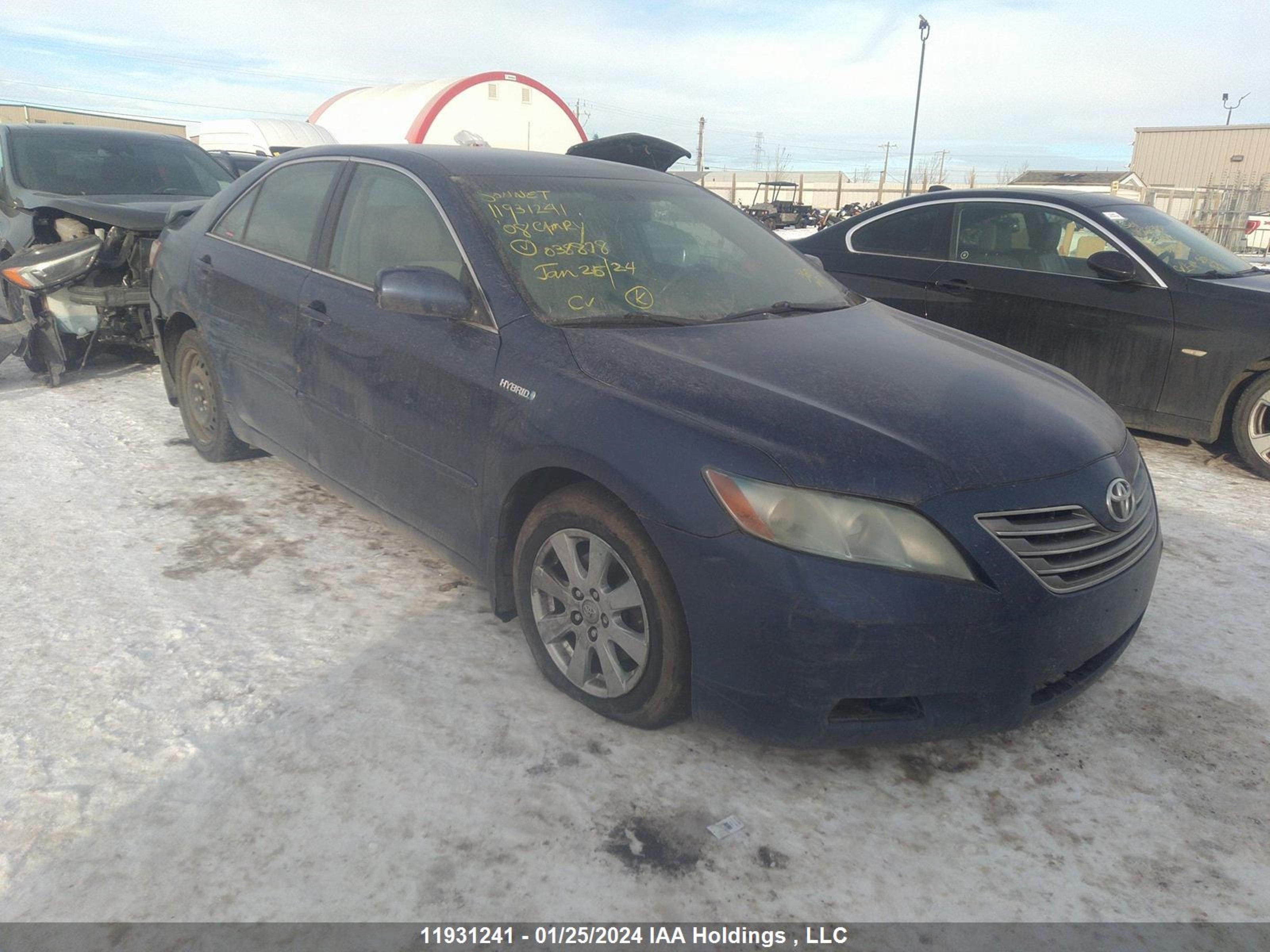 toyota camry 2008 4t1bb46k08u038878