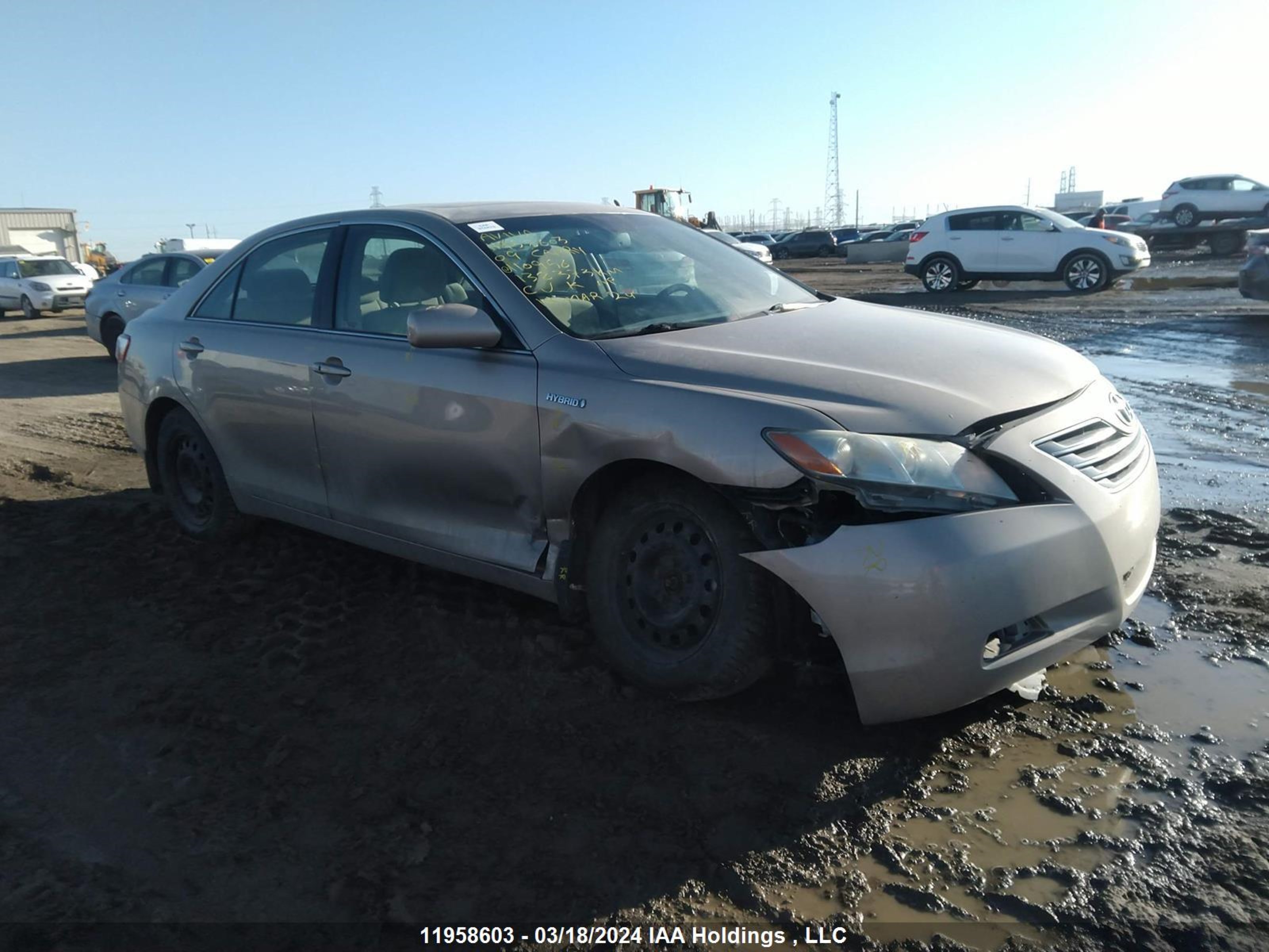 toyota camry 2009 4t1bb46k29u110956