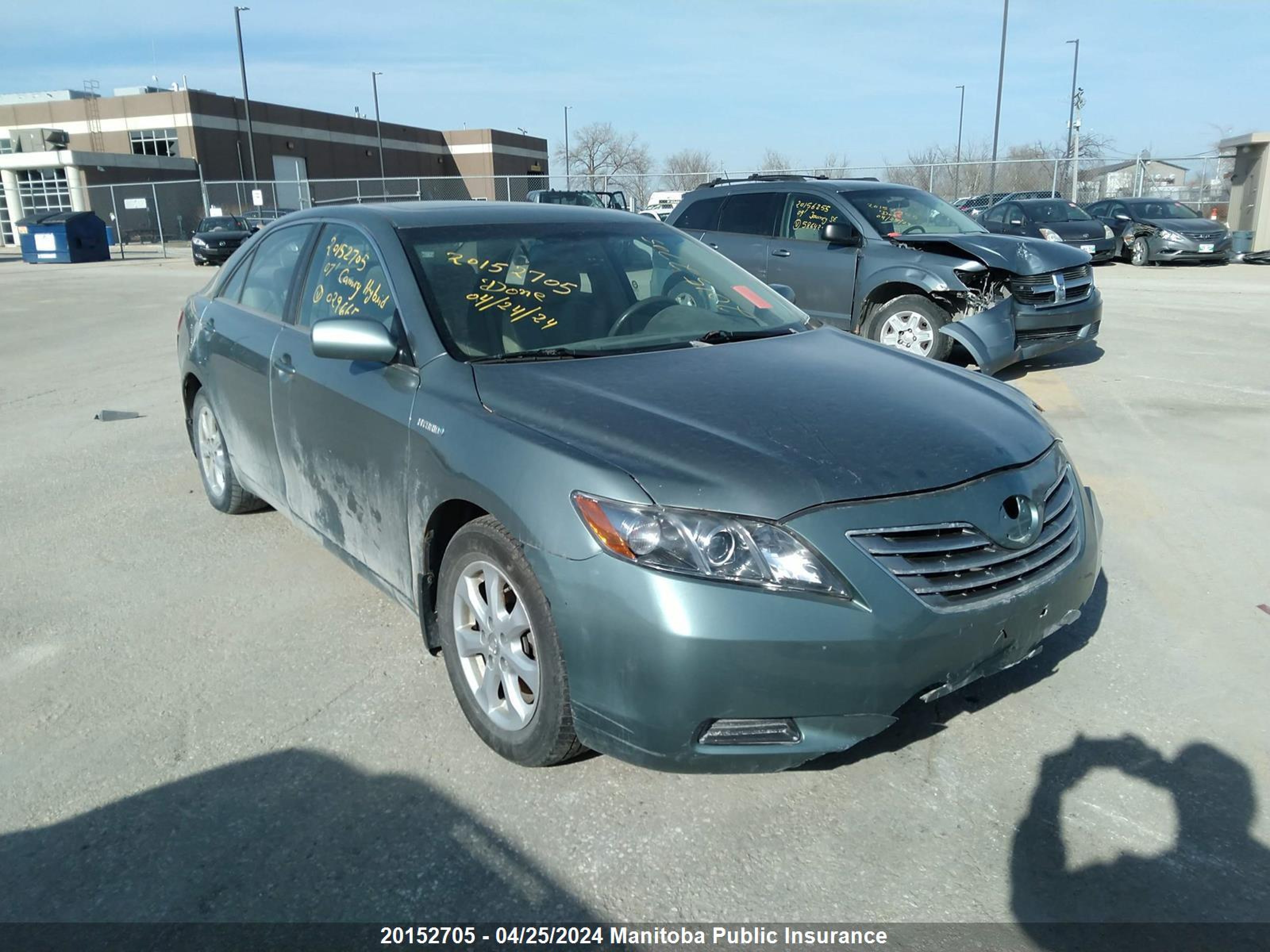 toyota camry 2007 4t1bb46k67u029665