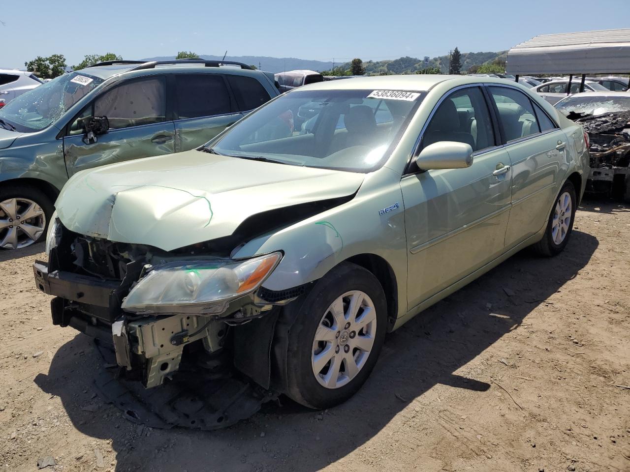 toyota camry 2007 4t1bb46k97u011662