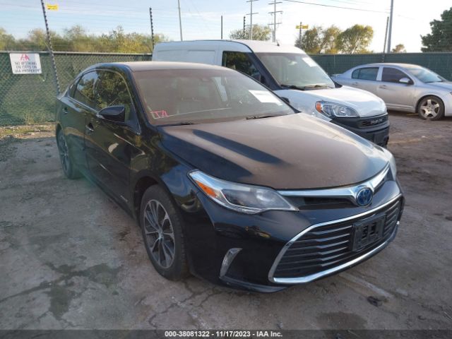 toyota avalon hybrid 2018 4t1bd1eb6ju063204