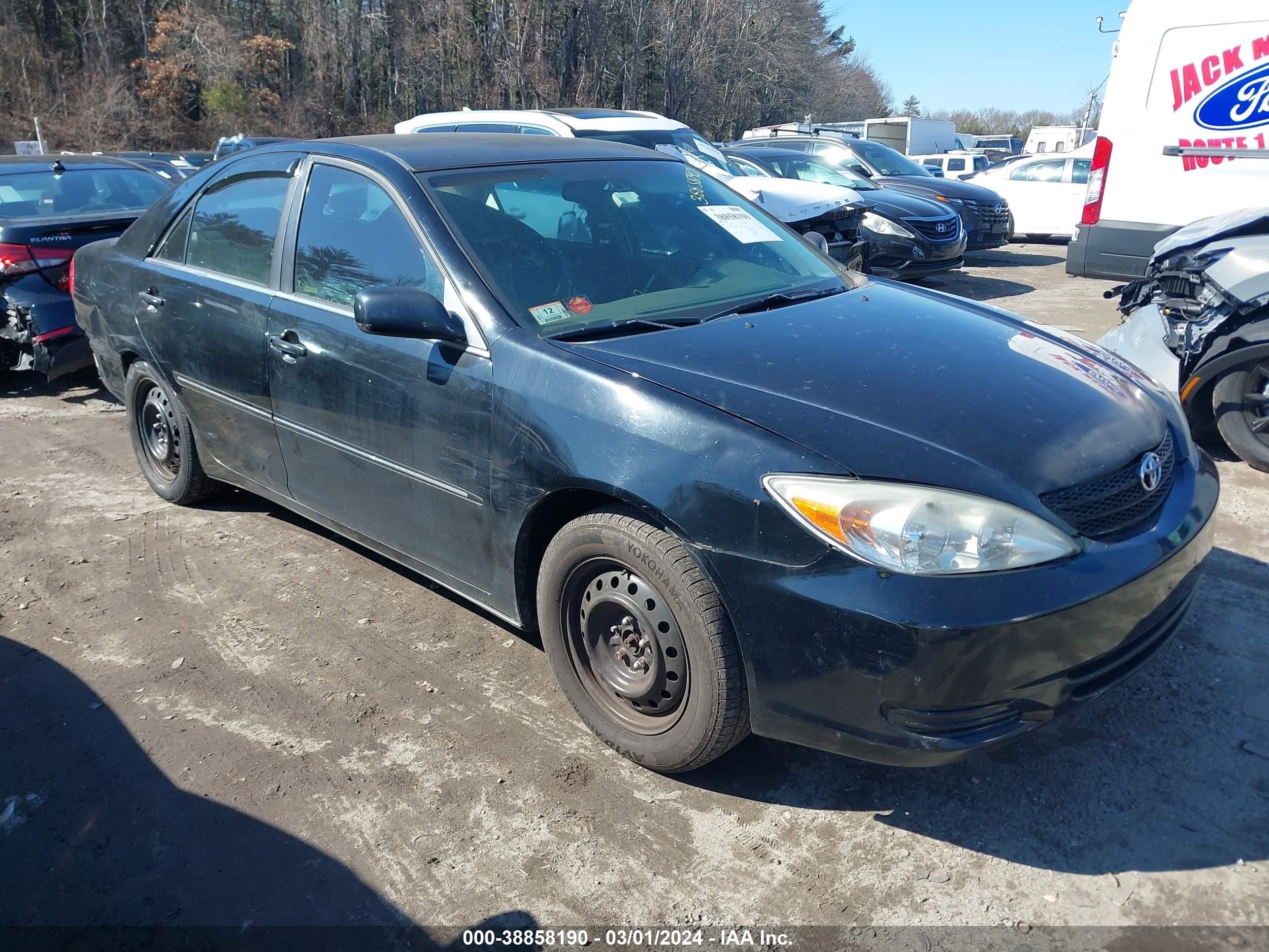 toyota camry 2003 4t1be30k03u164399