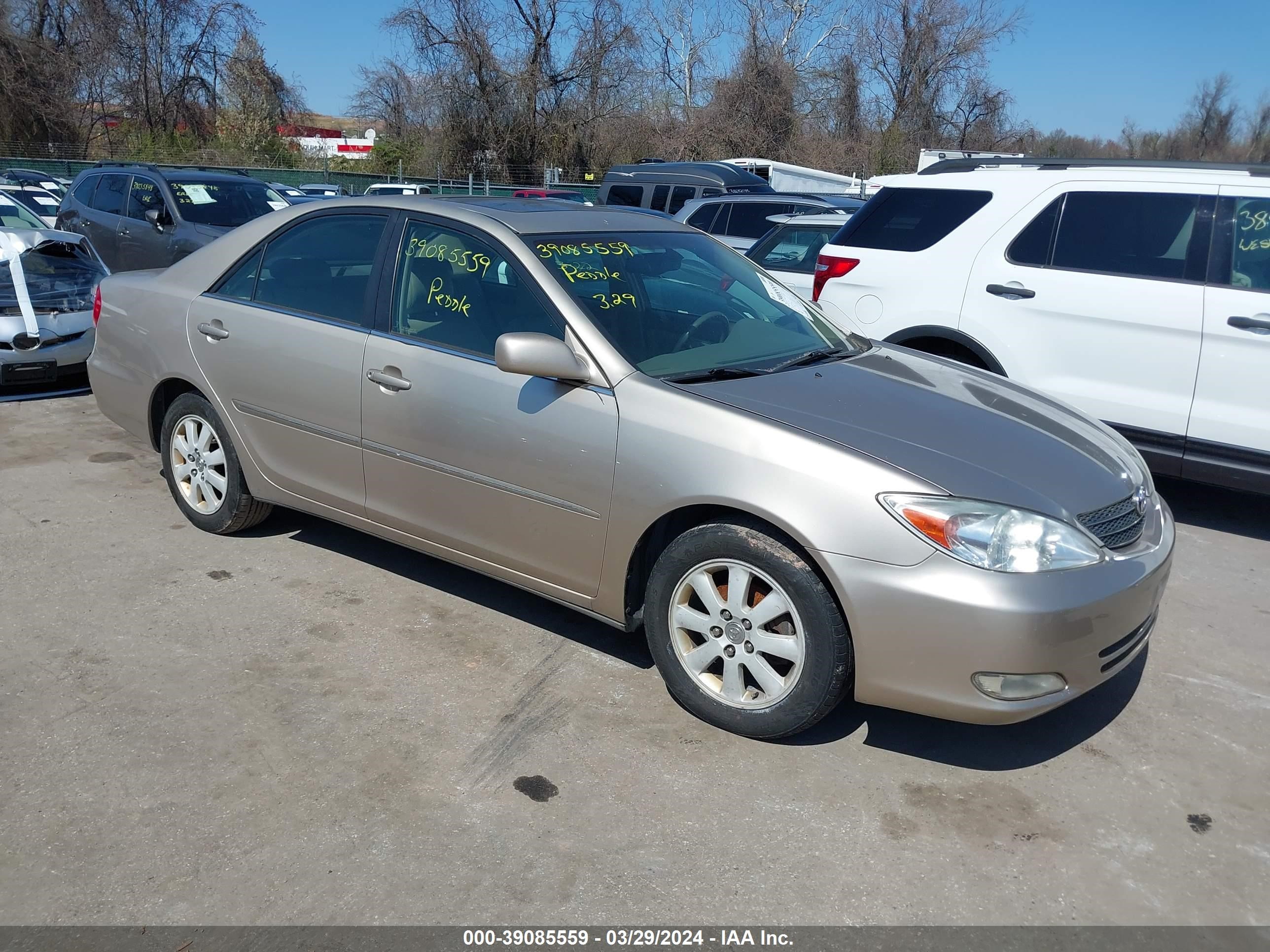 toyota camry 2004 4t1be30k04u842179