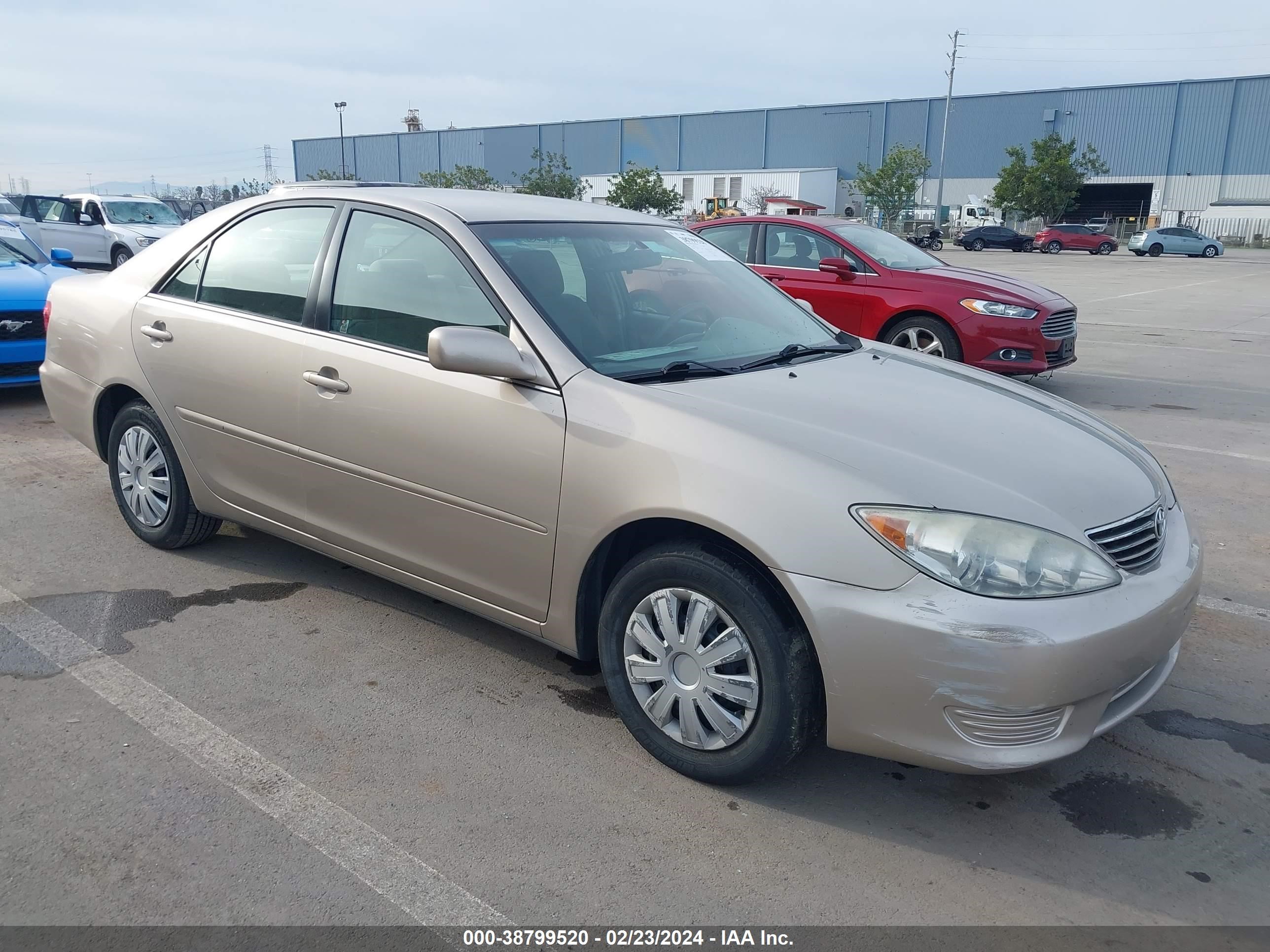 toyota camry 2005 4t1be30k05u406952